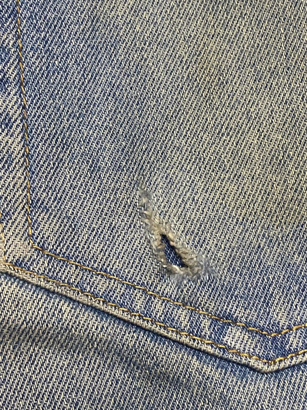 Japanese Brand Vtg Japanese Brand Grunge Mud Wash Distressed Loose Jeans Size US 32 / EU 48 - 9 Thumbnail