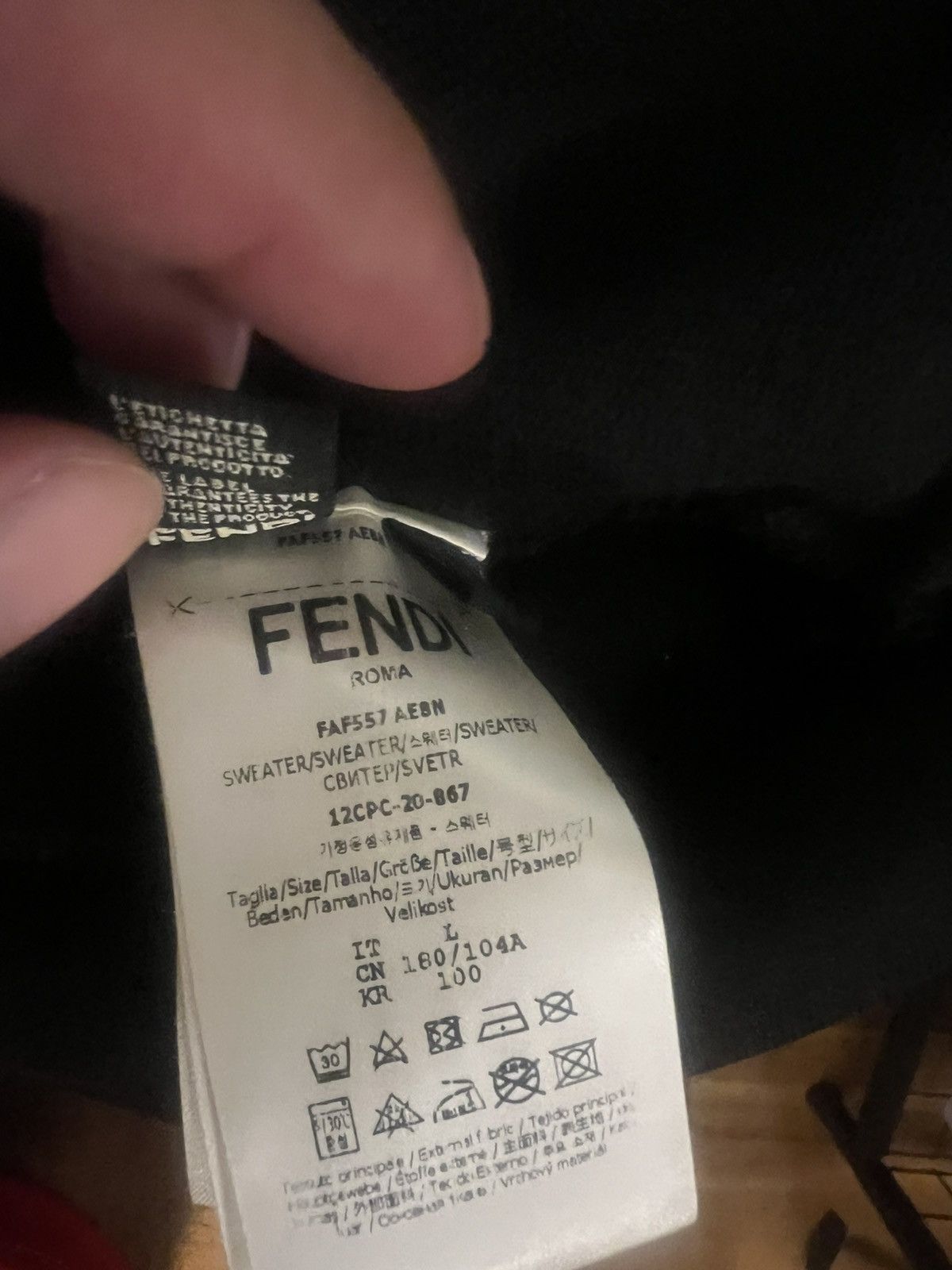 Fendi Fendi Sweater Size US L / EU 52-54 / 3 - 3 Thumbnail
