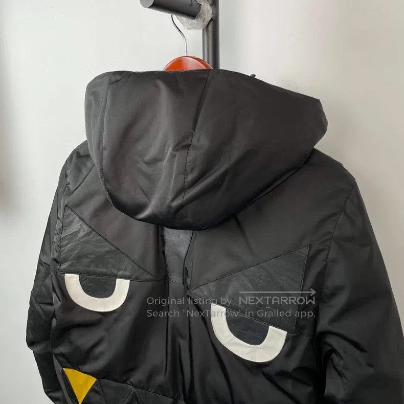 Fendi Fendi Dual Face Down Jacket with Little Monsters, Black an Size US M / EU 48-50 / 2 - 9 Thumbnail