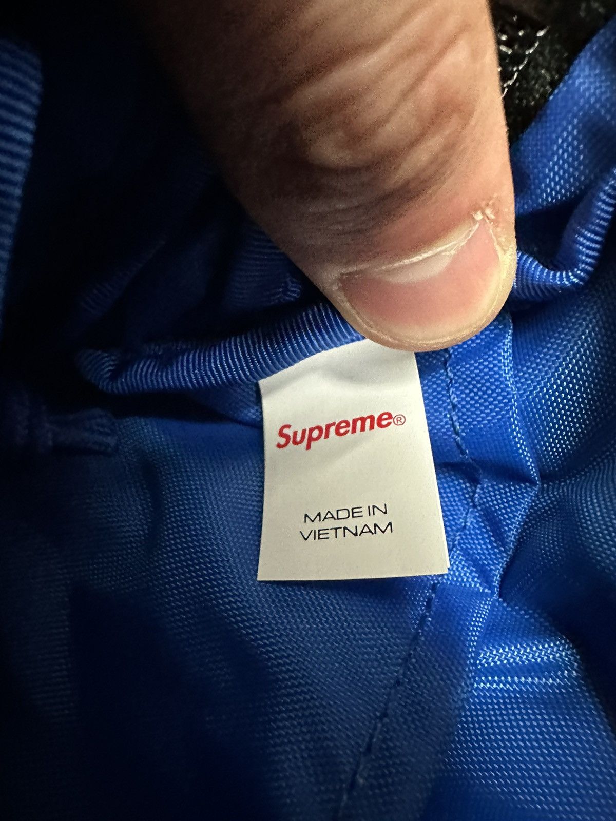 Supreme Supreme x X-PAC Pouch Side Bag Satchel Black Blue Size ONE SIZE - 5 Thumbnail