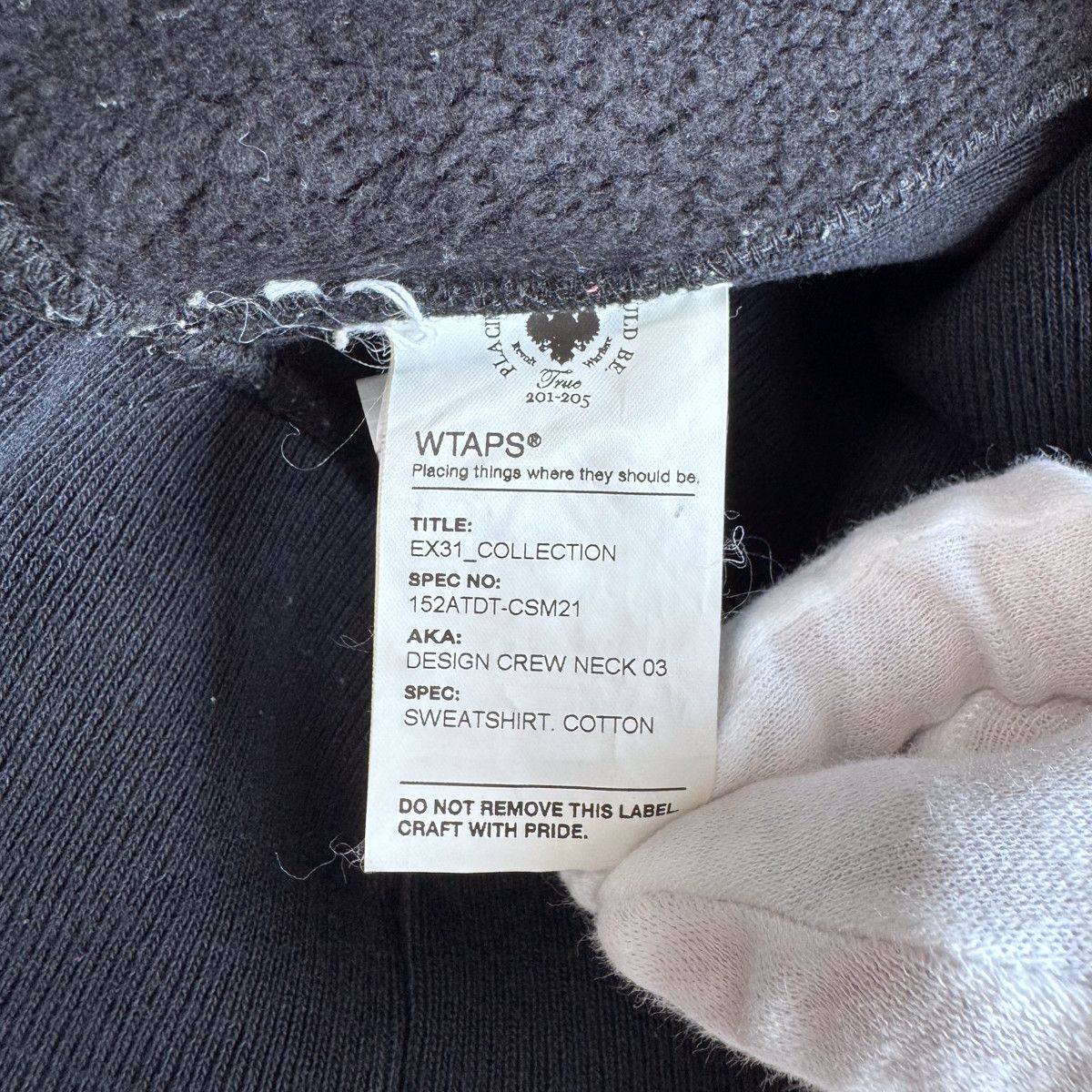 Wtaps WTAPS DESIGN CREWNECK SEATSHIRT Size US M / EU 48-50 / 2 - 6 Thumbnail