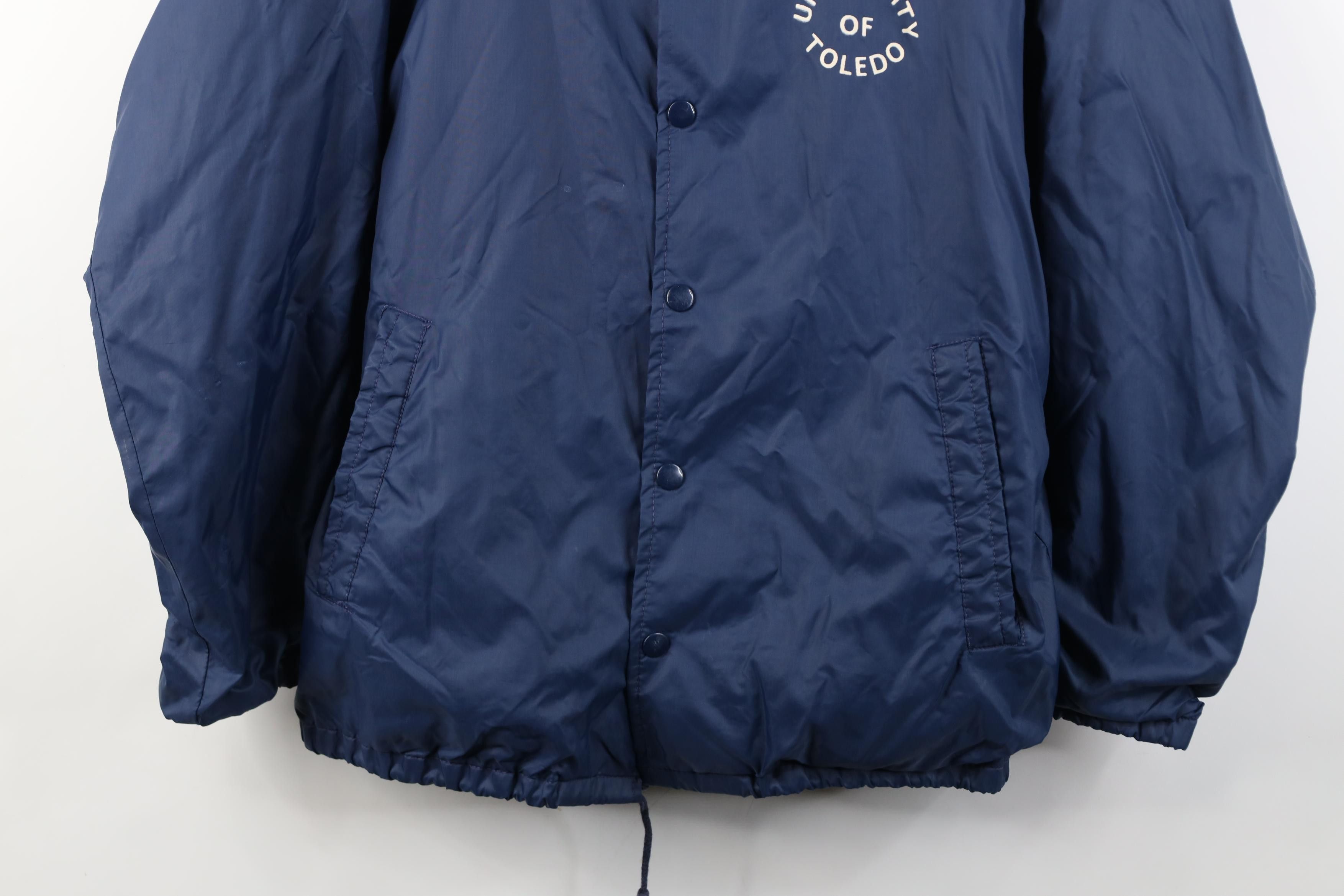 Vintage Vintage 70s Lined University of Toledo Windbreaker Jacket Size XL / US 12-14 / IT 48-50 - 3 Thumbnail
