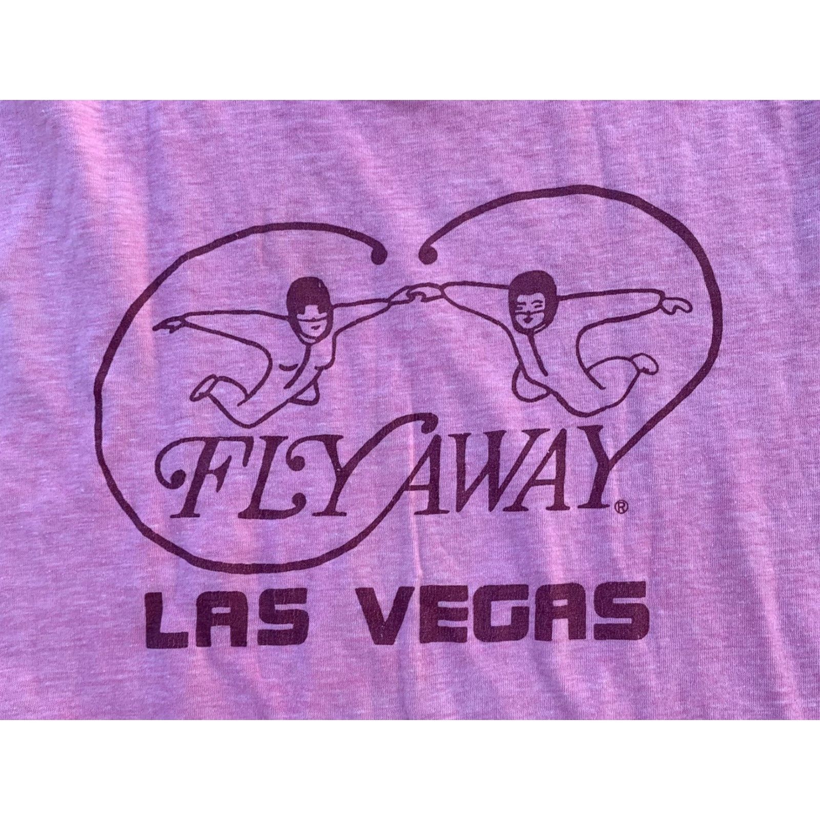 Vintage vintage Sunbelt Fly Away Las Vegas muscle tee pink sleeveless t shirt 80s 1980s XL Men graphic tee Size US XL / EU 56 / 4 - 5 Thumbnail