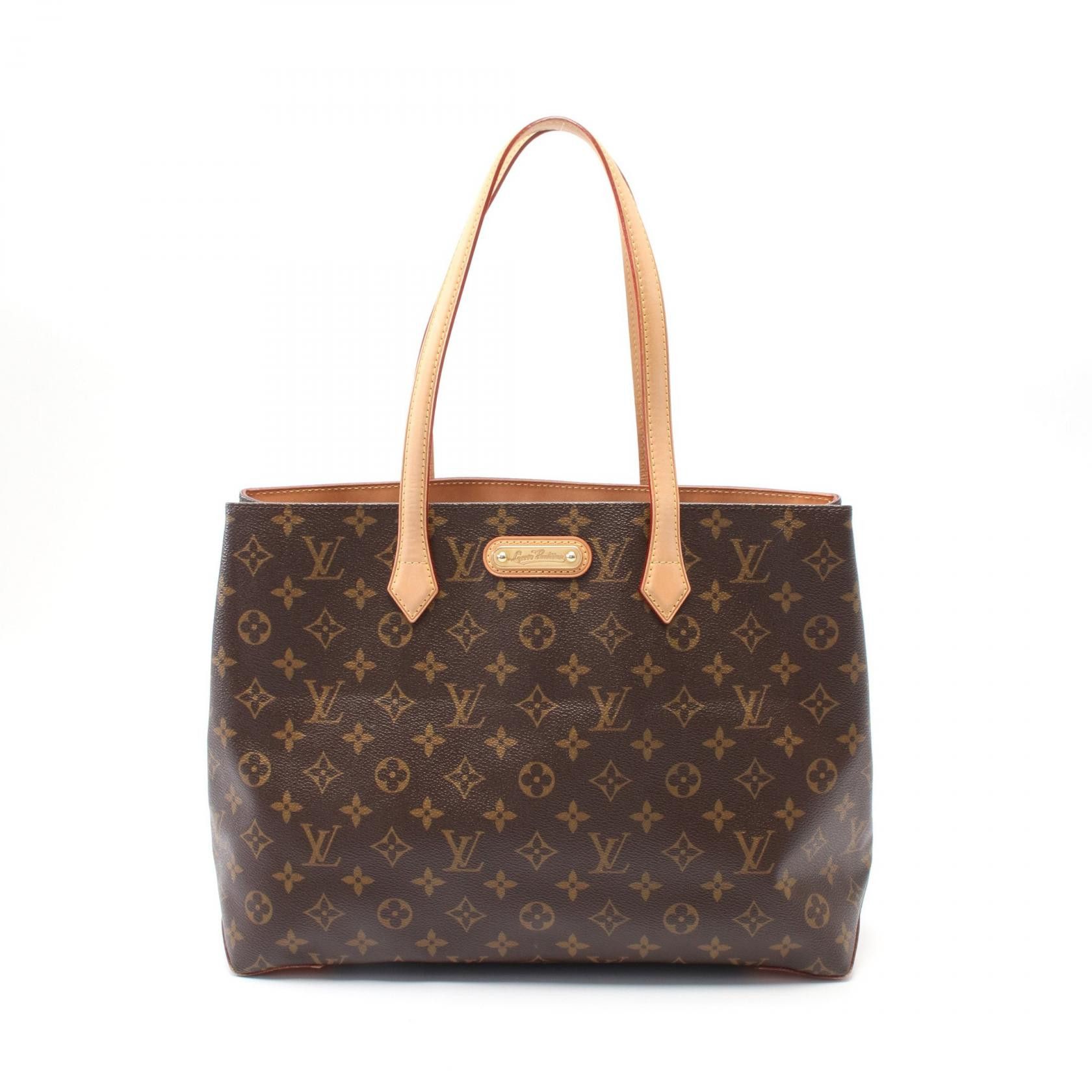 Louis Vuitton Louis Vuitton Monogram Wilshire Mm Tote Bag Brown M45644 Canvas Tote Bag M45644, Women's