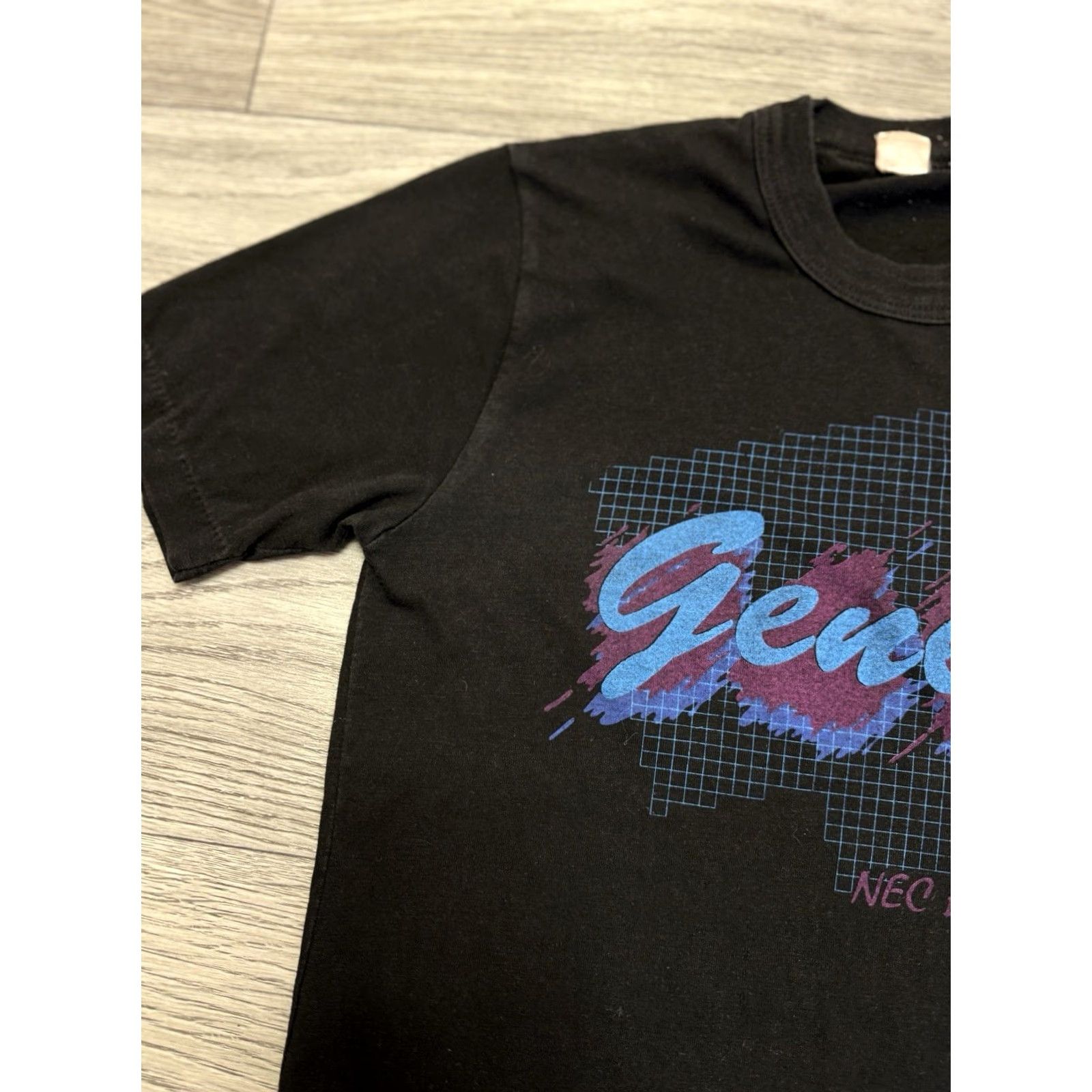 Vintage VINTAGE 1984 Genesis Birmingham NEC Concert T Shirt Black Size M Shirt Mens Music Size US M / EU 48-50 / 2 - 7 Thumbnail