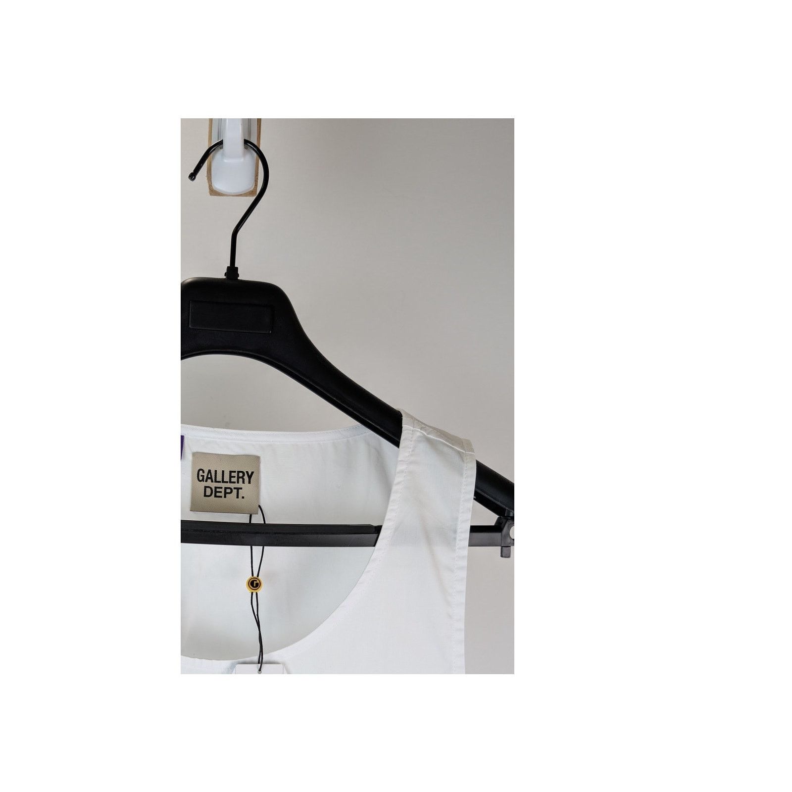 Gallery Dept. o1rshd1 Resort Sleeveless Cotton-Poplin Top in White XL Size US XL / EU 56 / 4 - 10 Thumbnail