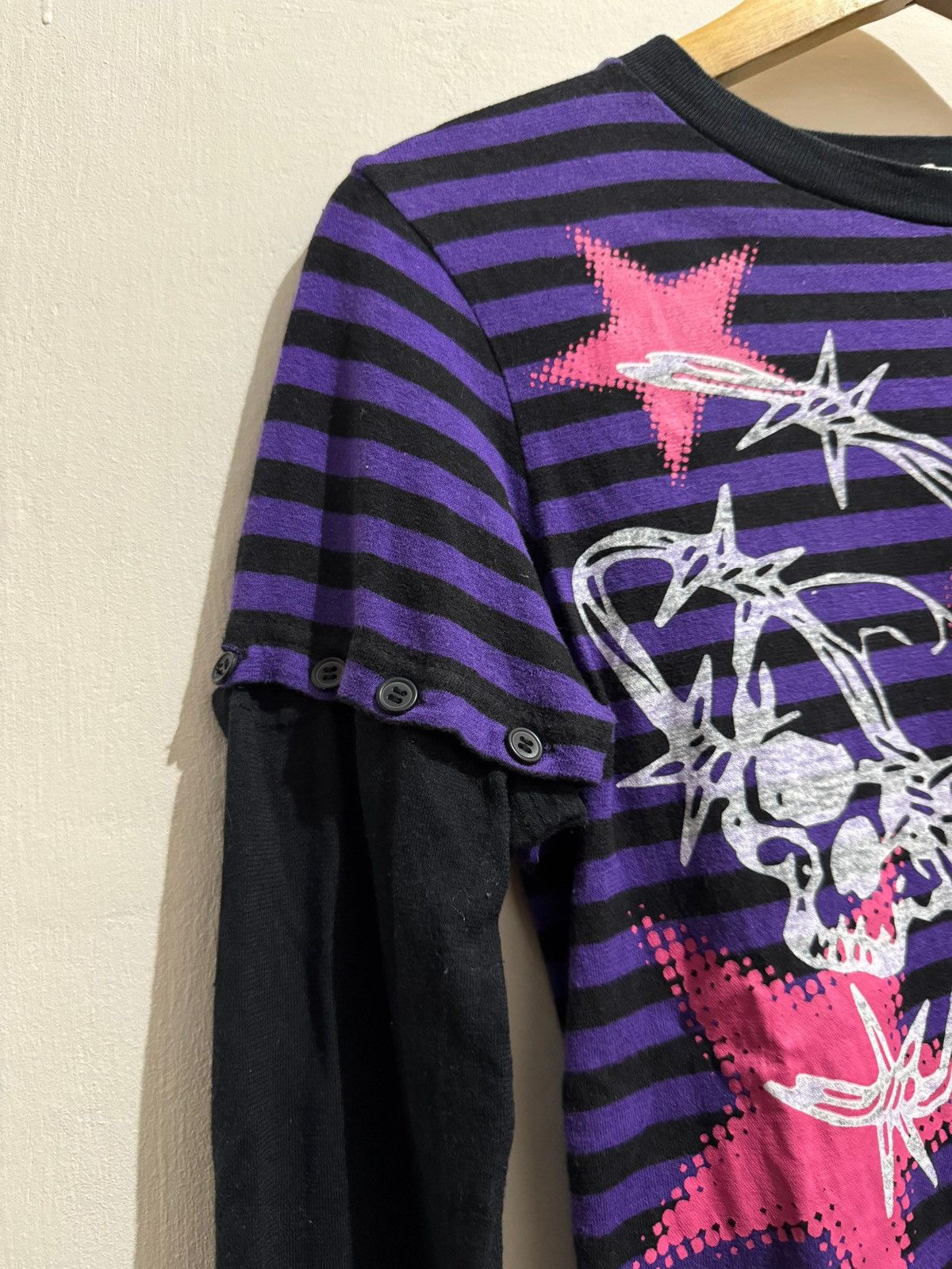 Hysteric Glamour × If Six Was Nine × Japanese Brand Y2k Jhoney double layer ifsixwasnine Long sleeve Size US S / EU 44-46 / 1 - 6 Thumbnail