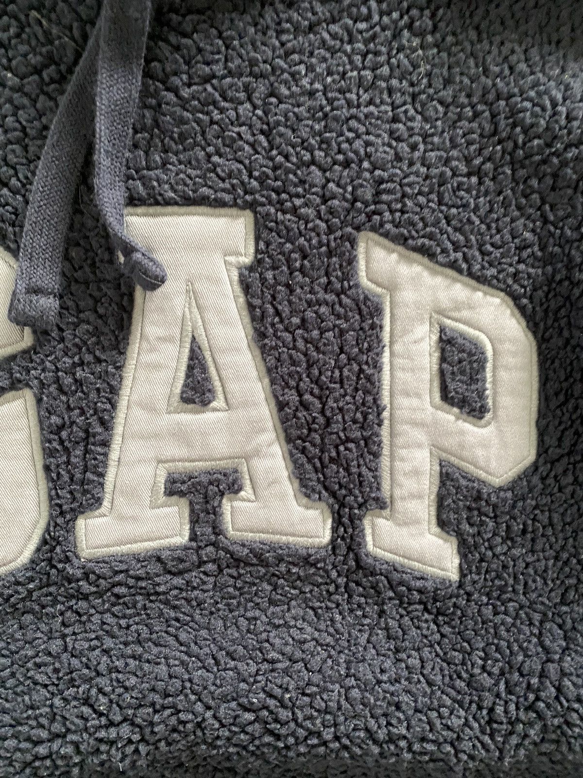 Gap Vintage TravisScott Sherpa fleece Rare Y2K GAP Hoodie Size US L / EU 52-54 / 3 - 11 Thumbnail