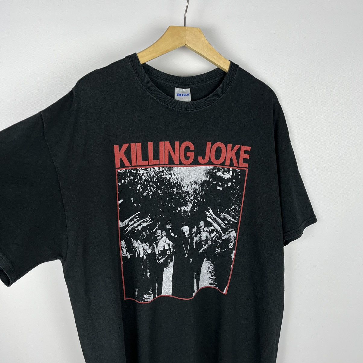 Band Tees Vintage Killing Joke “Laugh? I Nearly Bought One!” tee 90’s Size US XL / EU 56 / 4 - 2 Thumbnail