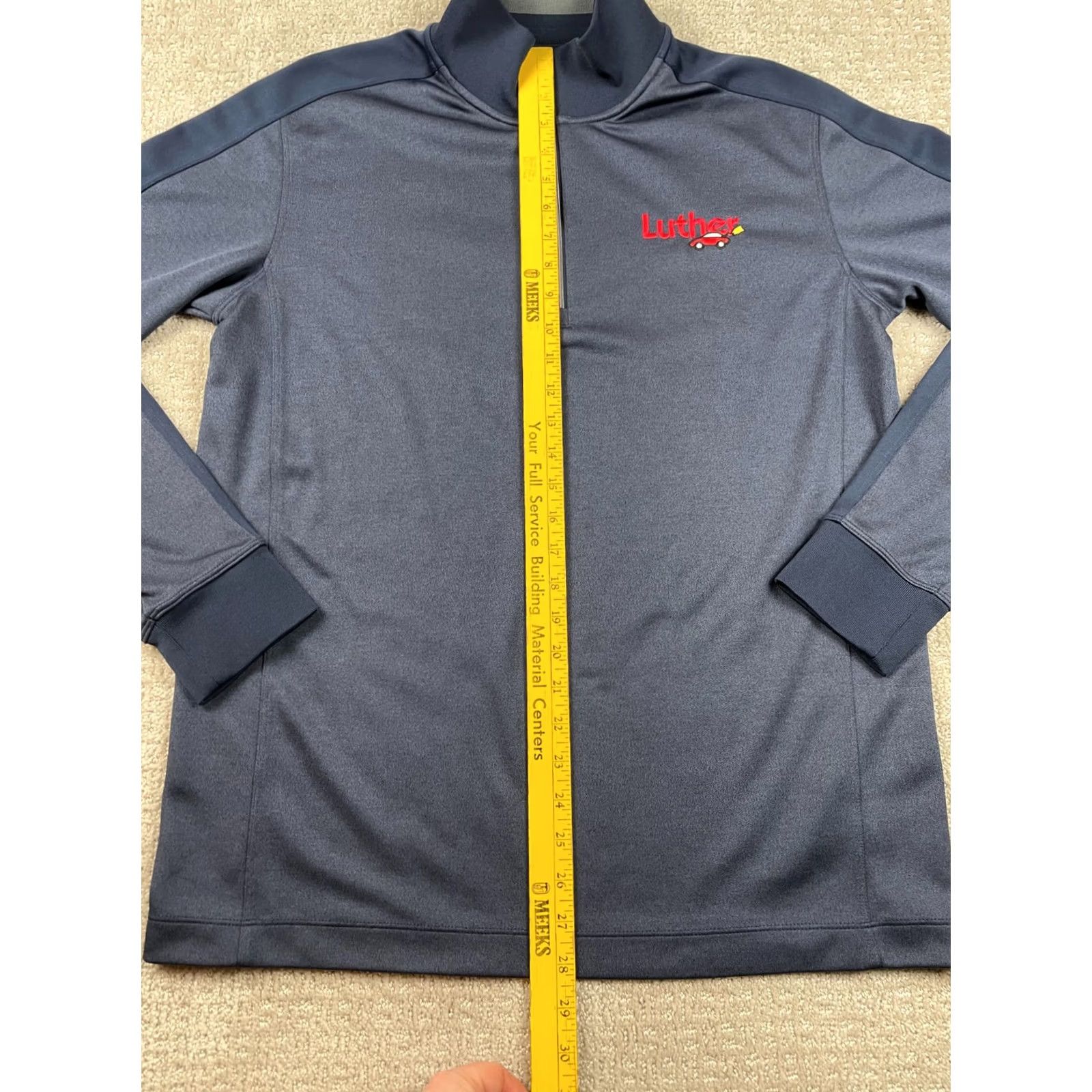 Nike Nike Golf Pullover Mens Medium Navy Blue 1/2 Zip Cover Up Sweater Size US M / EU 48-50 / 2 - 2 Thumbnail
