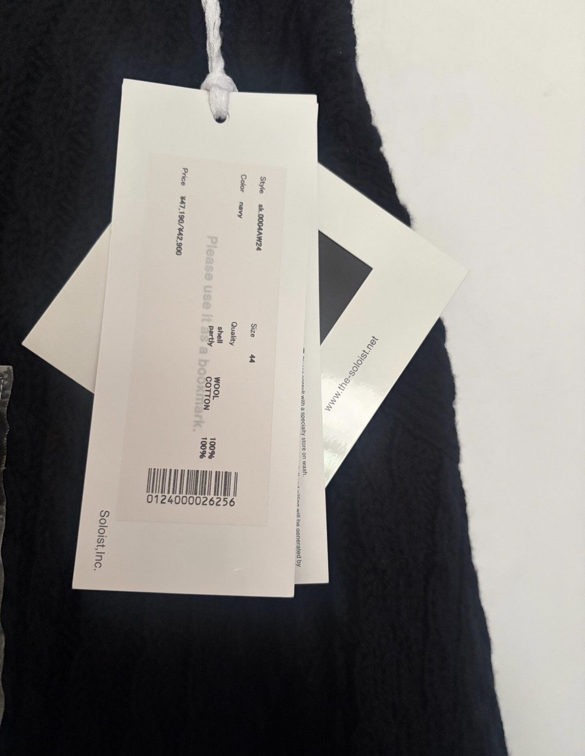 Takahiromiyashita The Soloist. The Soloist Fall/Winter 2024 Appliqué Wool Sweater Size US S / EU 44-46 / 1 - 6 Thumbnail