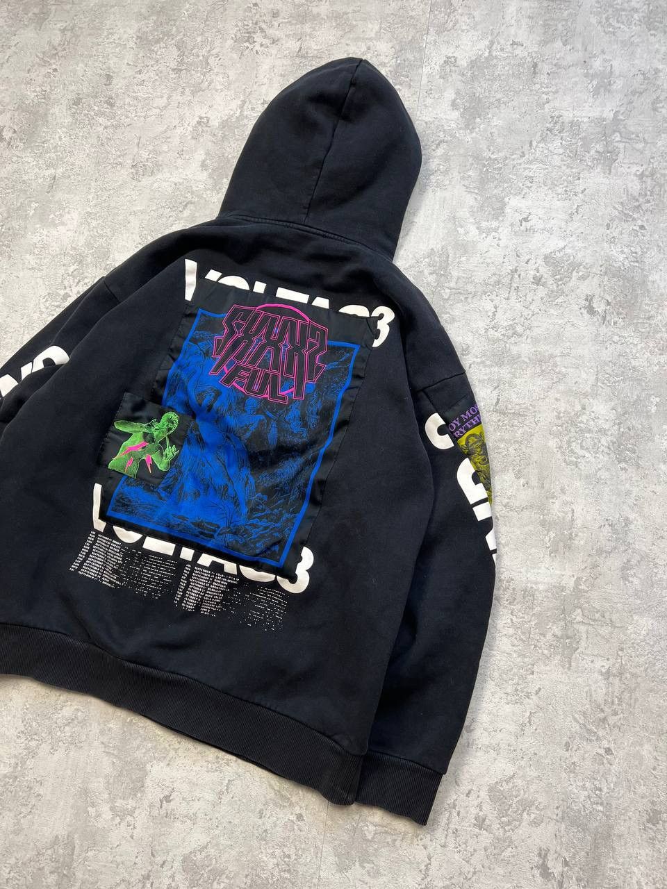 Diesel Diesel Haute Kultur Black Hoodie Big Logo Size US S / EU 44-46 / 1 - 12 Thumbnail