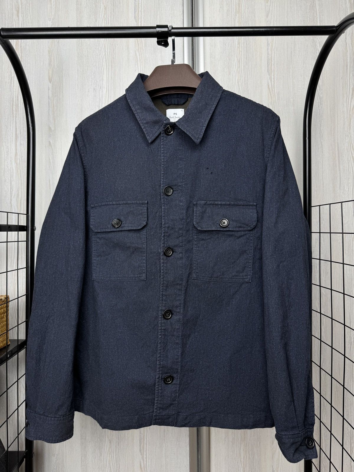 Paul Smith Paul Smith vintage French work style overshirt jacket Size US XL / EU 56 / 4 - 2 Thumbnail