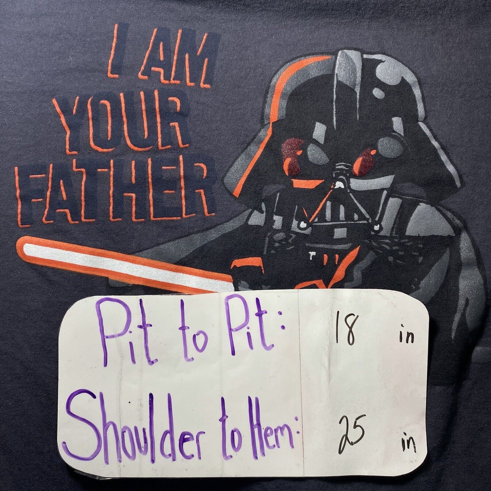 Disney Disney Parks Star Wars Darth Vader Short Sleeve Graphic Tee Size US M / EU 48-50 / 2 - 9 Thumbnail
