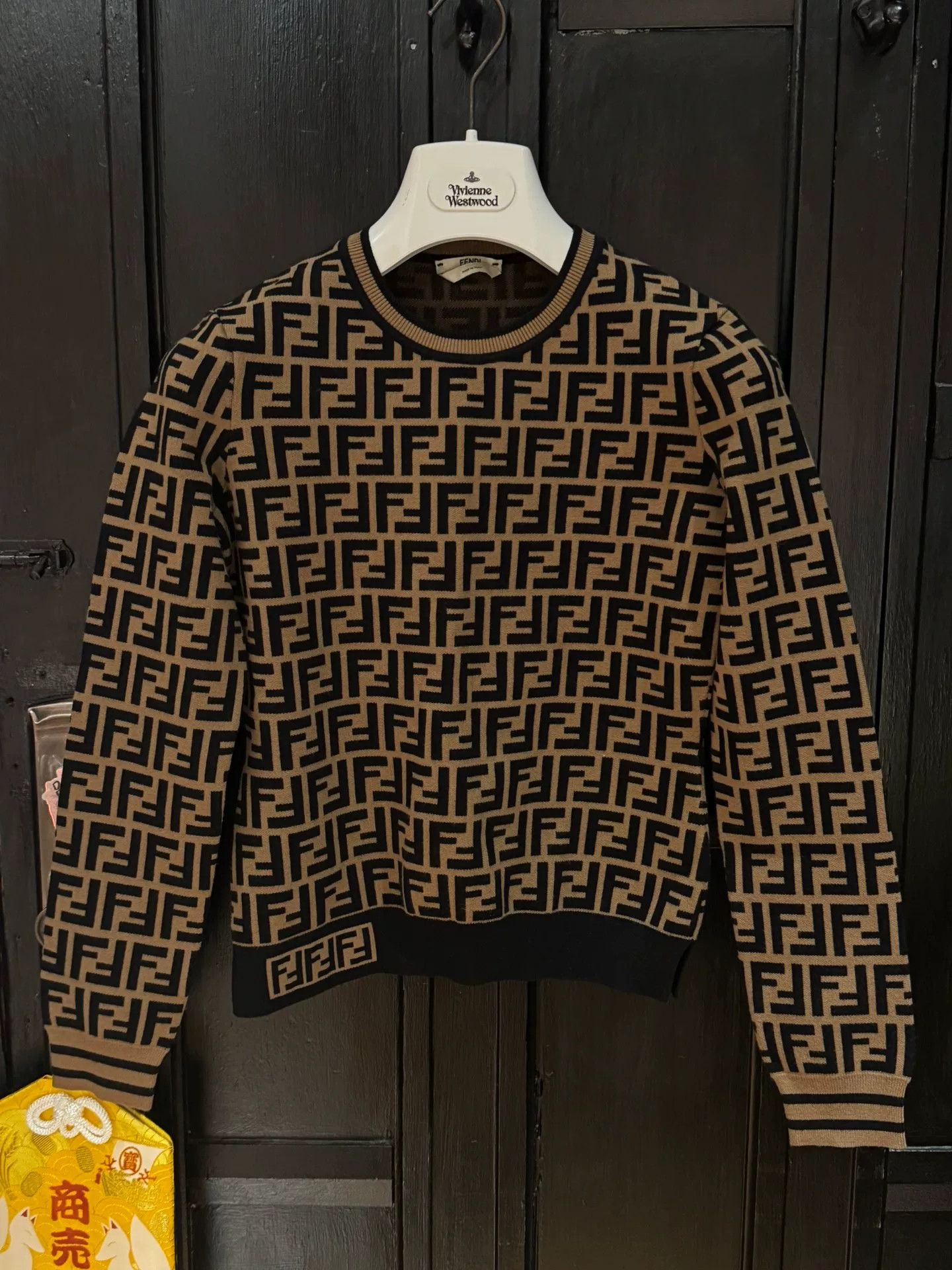 Fendi Fendi All-Over Logo Knit Top Size XS / US 0-2 / IT 36-38 - 1 Thumbnail