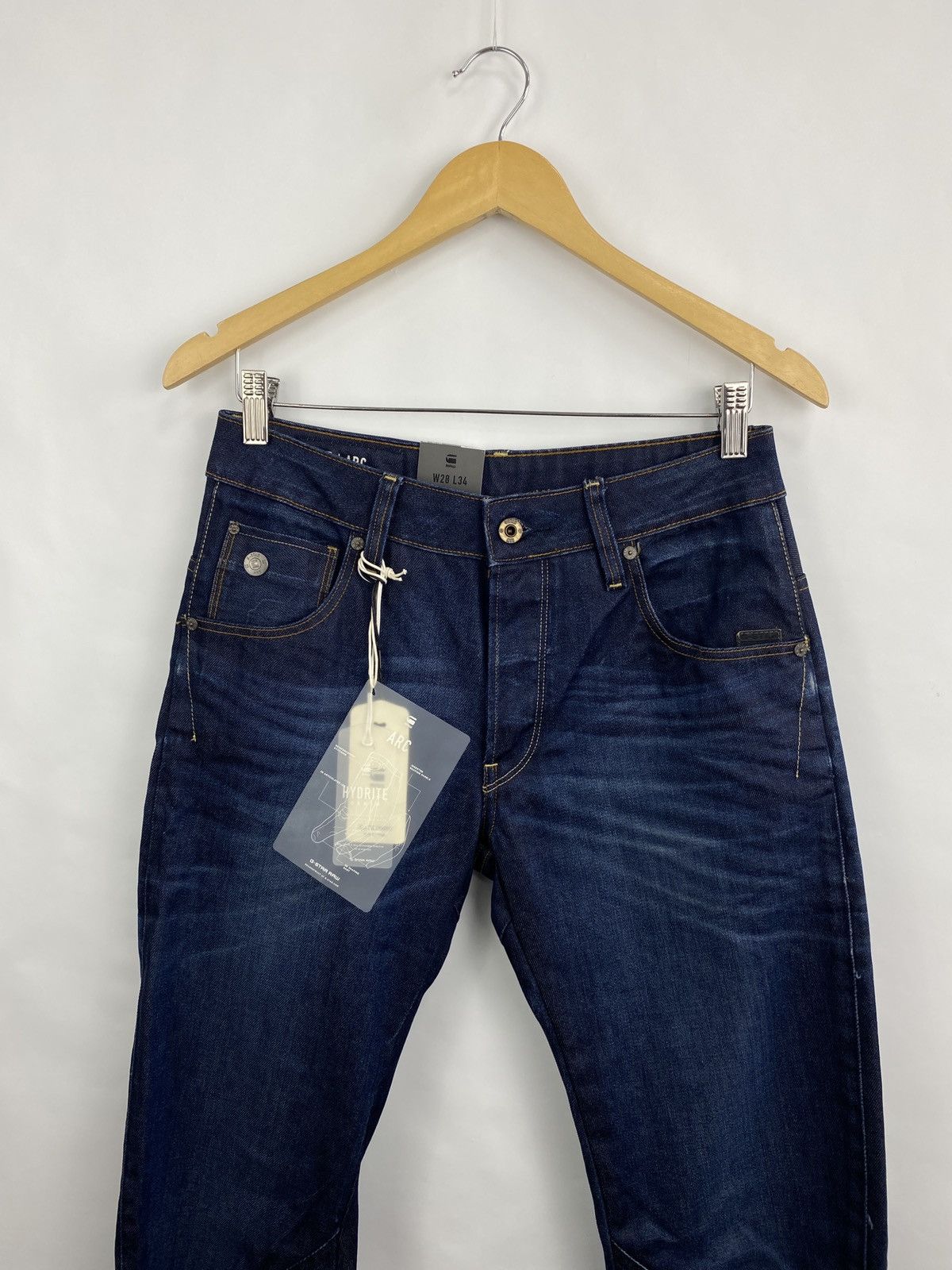G-Star 🇺🇸 Y2K G Star Raw Hydrite Denim Jeans Rare Retro Hype Size US 28 / EU 44 - 2 Thumbnail