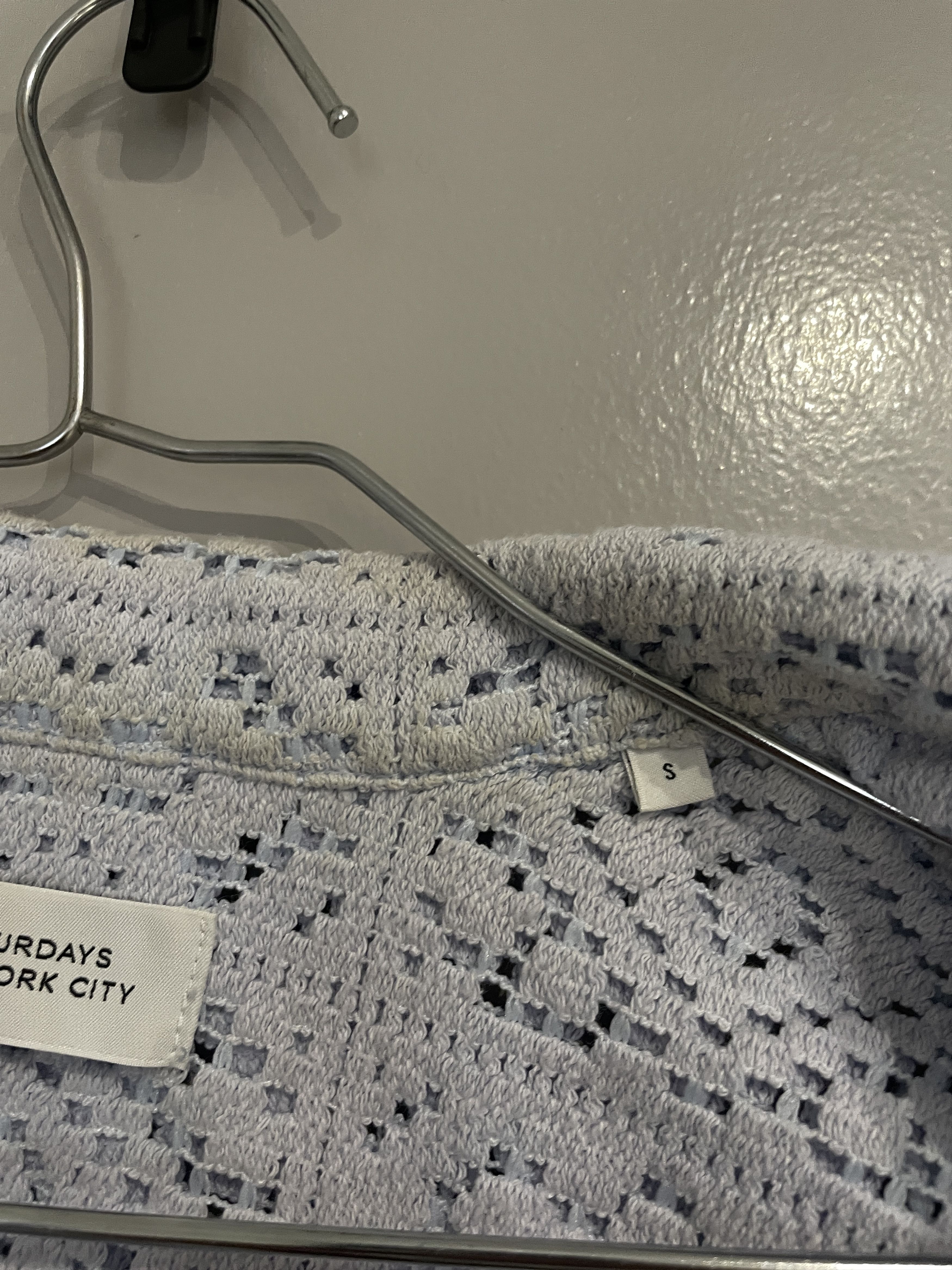 Saturdays NYC Canty Cotton Lace SS Shirt Size US S / EU 44-46 / 1 - 3 Thumbnail