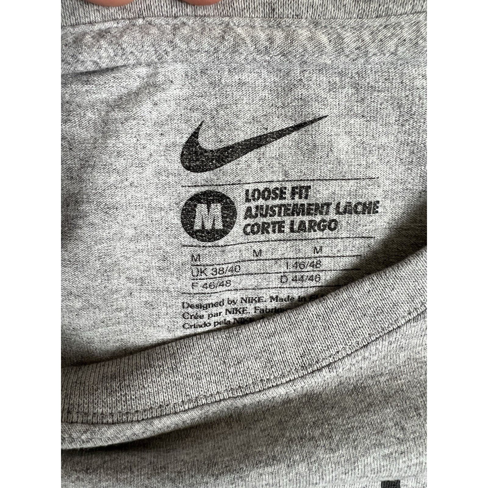 Nike Nike Basketball Olympic T-Shirt Size Medium Gray Size US M / EU 48-50 / 2 - 6 Thumbnail