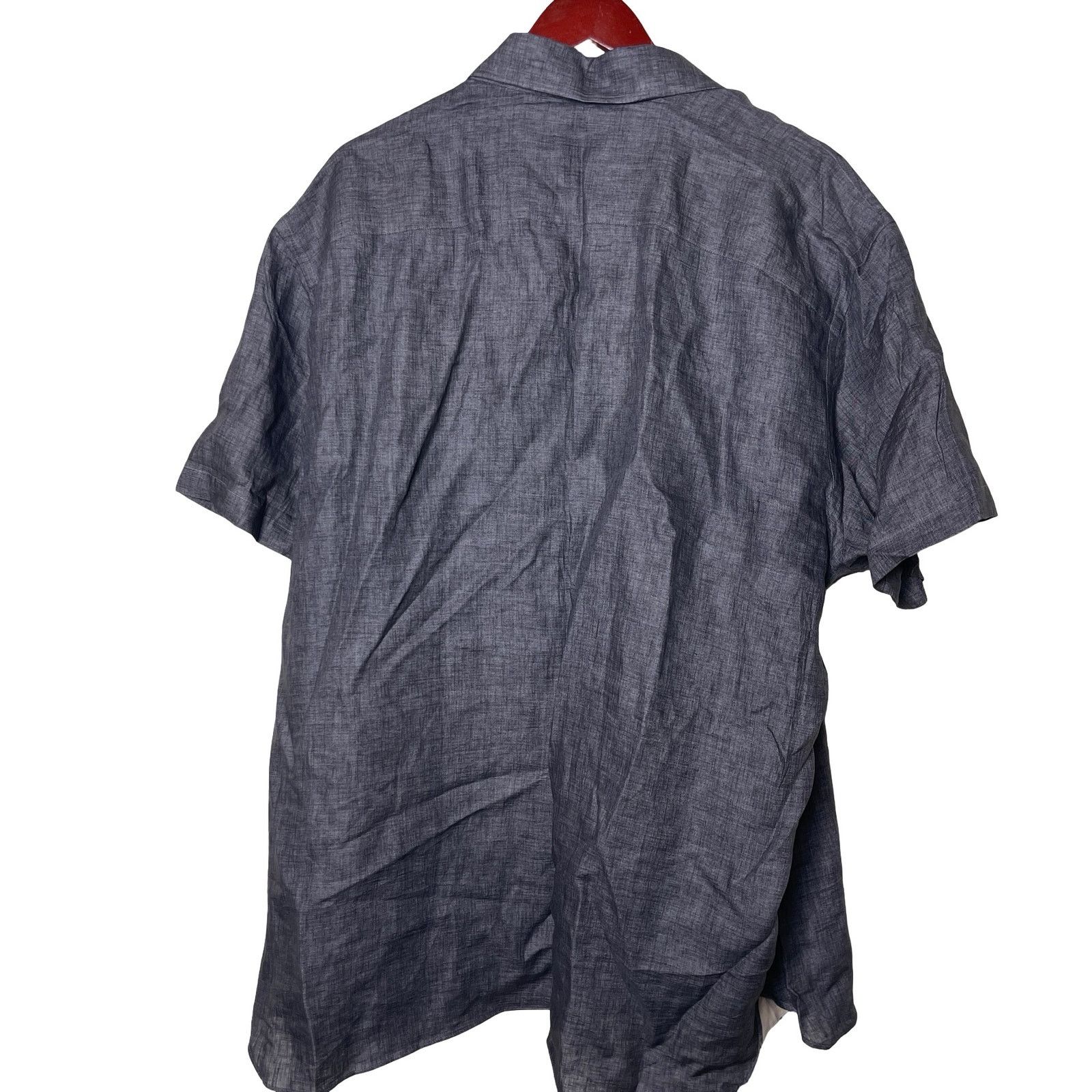 Other ONSLOE Black 100% linen short sleeve button down shirt XXXL Size US XXL / EU 58 / 5 - 4 Thumbnail