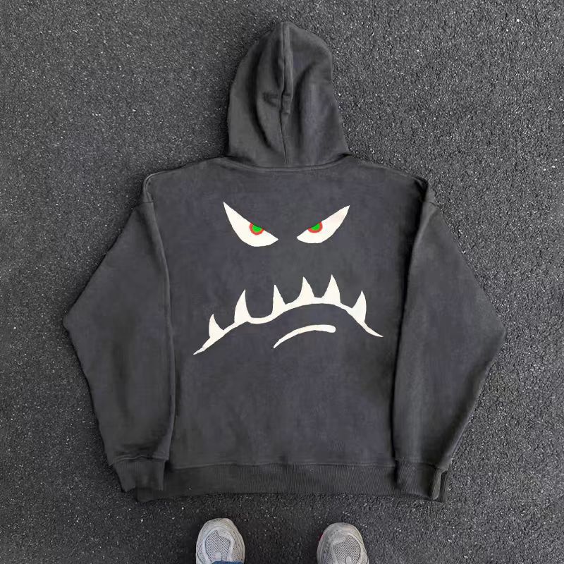 Japanese Brand Vintage Street Hip Hop Fun Design Hooded Sweatshirt Size US XXL / EU 58 / 5 - 3 Thumbnail
