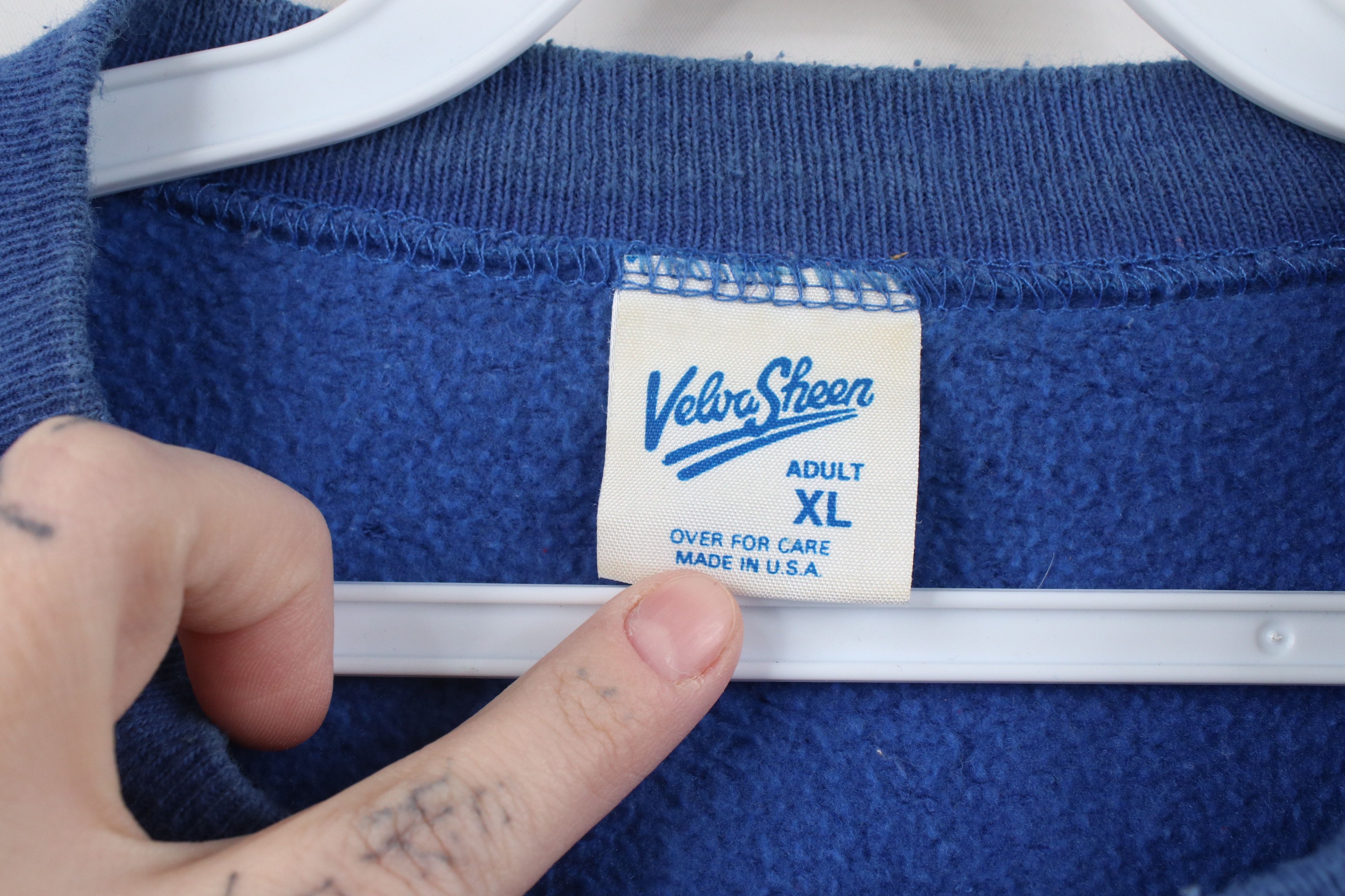 Vintage Vintage 70s 80s Streetwear Crewneck Sweatshirt Royal USA Size US XL / EU 56 / 4 - 6 Thumbnail