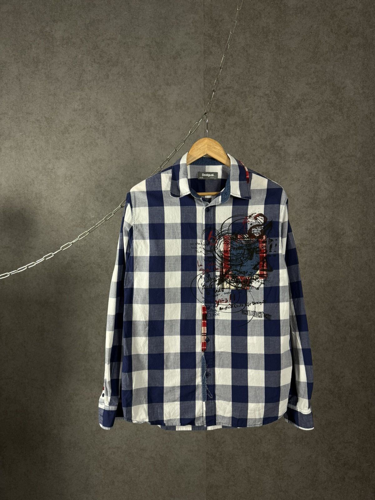 Desigual Desigual designer art shirt Size US L / EU 52-54 / 3 - 1 Thumbnail