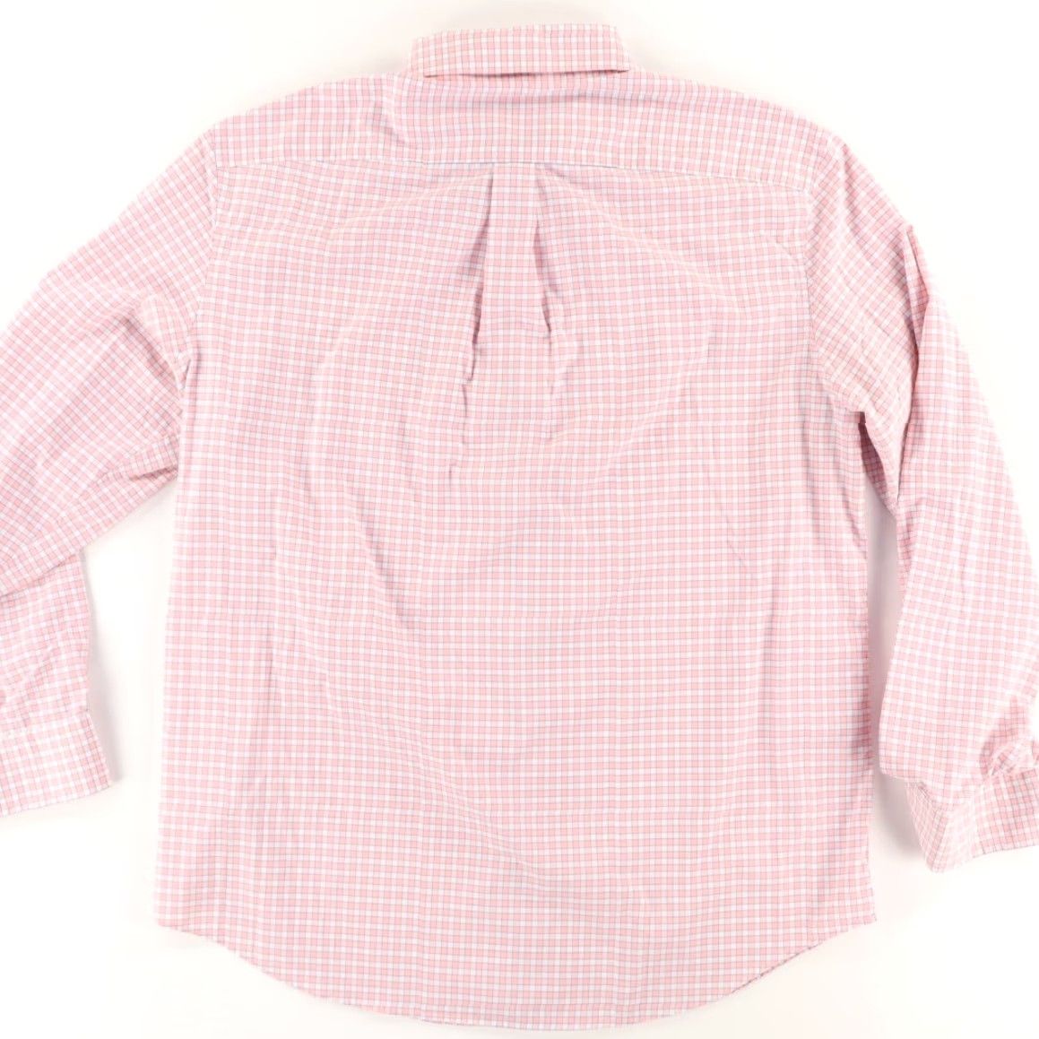 Vineyard Vines Vineyard Vines Performance Tucker Stretch Nylon Check Long Sleeve Button Down Shirt Pink Men L Size US L / EU 52-54 / 3 - 4 Thumbnail