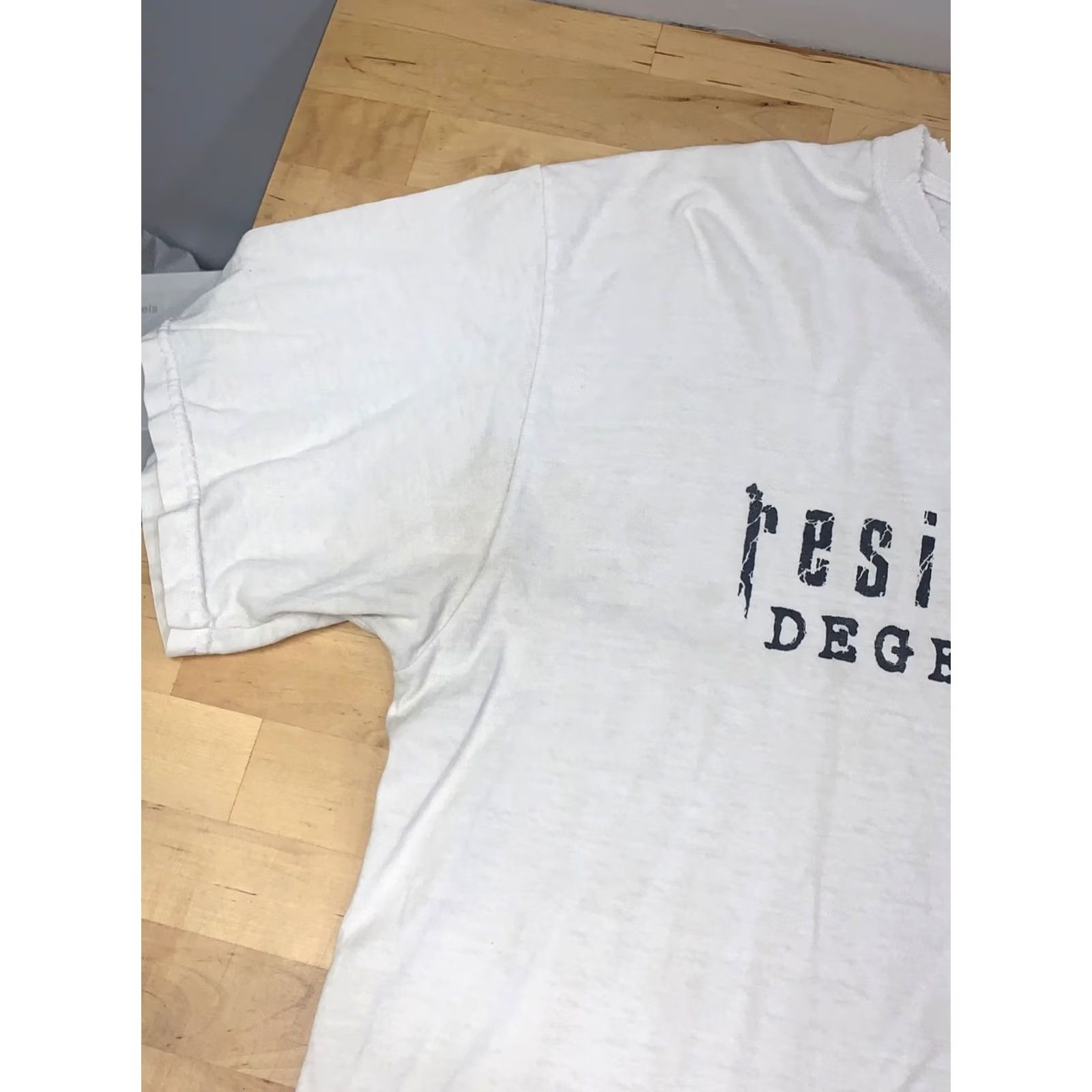 Fruit Of The Loom 2008 Resident Evil Degeneration Promo Shirt Men L Capcom Horror Promo Y2K White Short Sleeve Crew Neck 2000s Mens Size US L / EU 52-54 / 3 - 4 Thumbnail