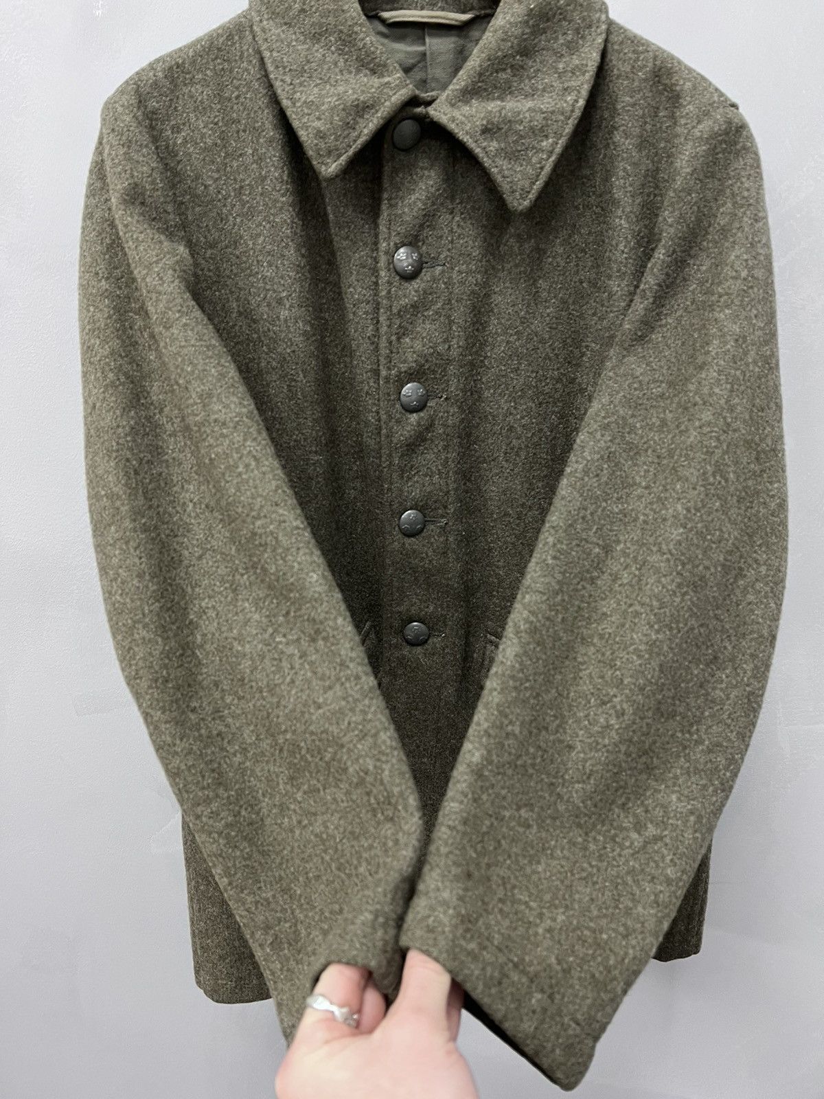 Japanese Brand × Vintage Vintage Wool Jacket Swedish Military 1955 Heavy Jacket Army Size US M / EU 48-50 / 2 - 11 Thumbnail