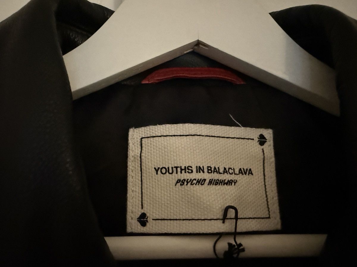 Youths In Balaclava Youths In Balaclava Red Leather Biker Jacket Size US XS / EU 42 / 0 - 7 Thumbnail