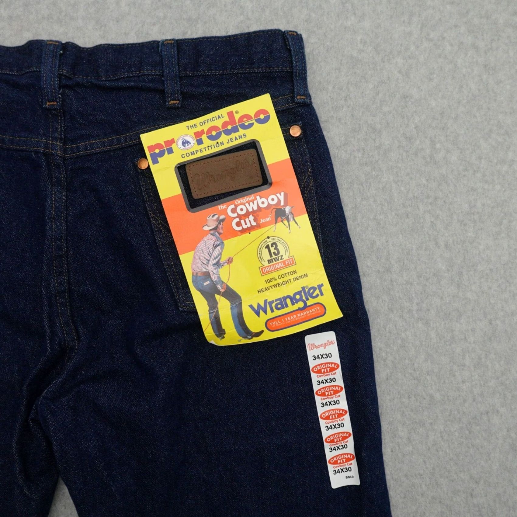 Wrangler WRANGLER Cowboy Cut Jeans 34 Regular Bootcut Blue Wrangler Prorodeo Cowboy Cut Pro Rodeo Jeans Mens 34x32 Size US 34 / EU 50 - 5 Thumbnail