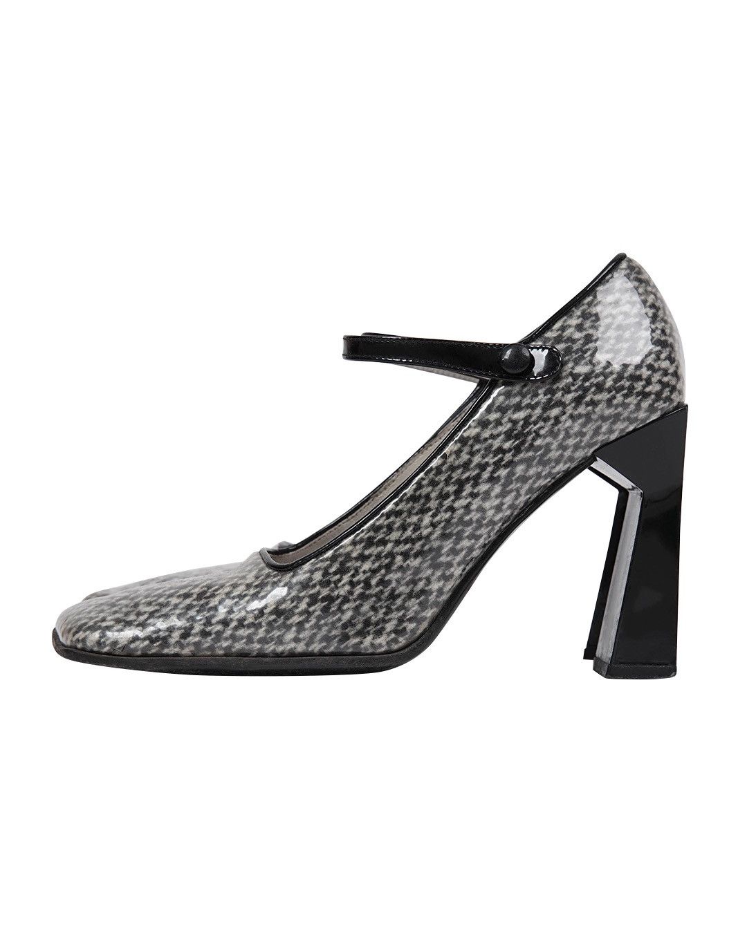 Miu Miu Miu Miu F/W1998 Plastic Wrap Tweed Heels Size US 7 / IT 37 - 4 Thumbnail
