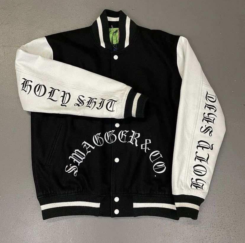 Swagger Holy S**T Varsity Jacket Size Large Made In Japan