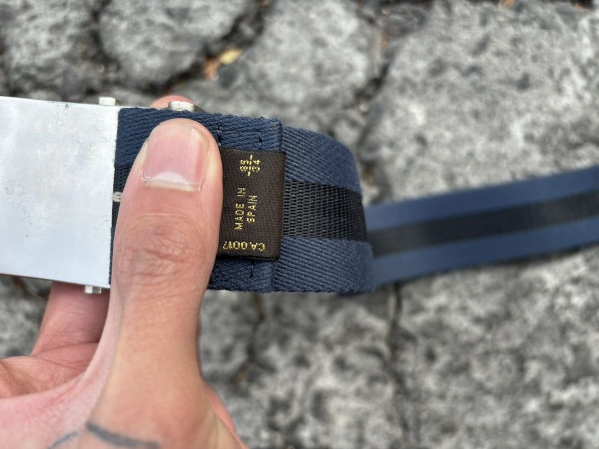 Louis Vuitton Louis Vuitton Cup Belt Blue Navy Size ONE SIZE - 6 Thumbnail