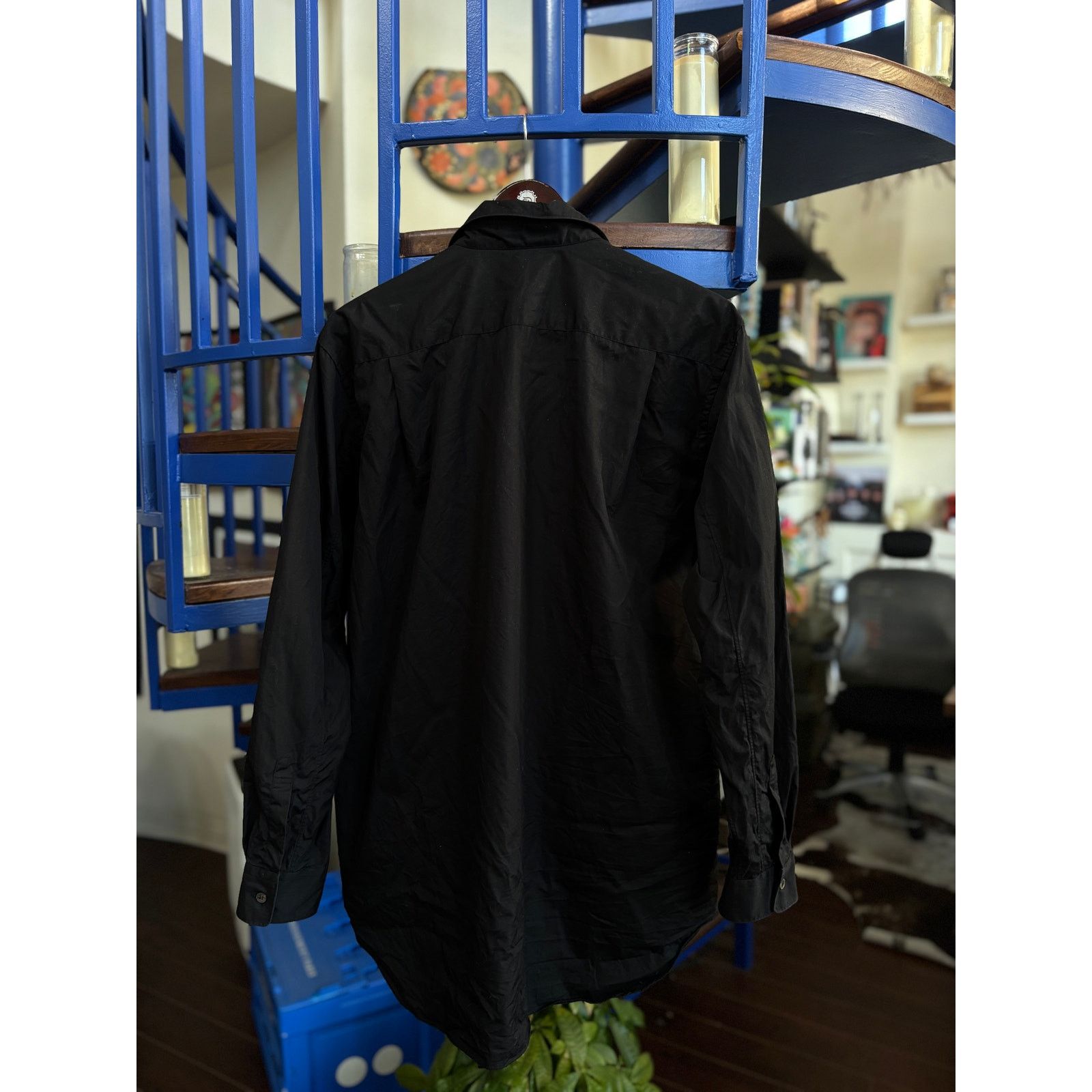 Comme des Garcons PLAY Comme des Garçons PLAY Black Button Up Shirt XL Size US XL / EU 56 / 4 - 2 Thumbnail