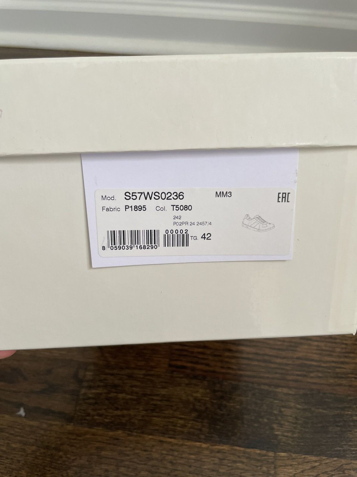 Maison Margiela Maison Margiela Replica Low Top ‘Deep Red’ — Size 42EU / 9US Size US 9 / EU 42 - 12 Thumbnail