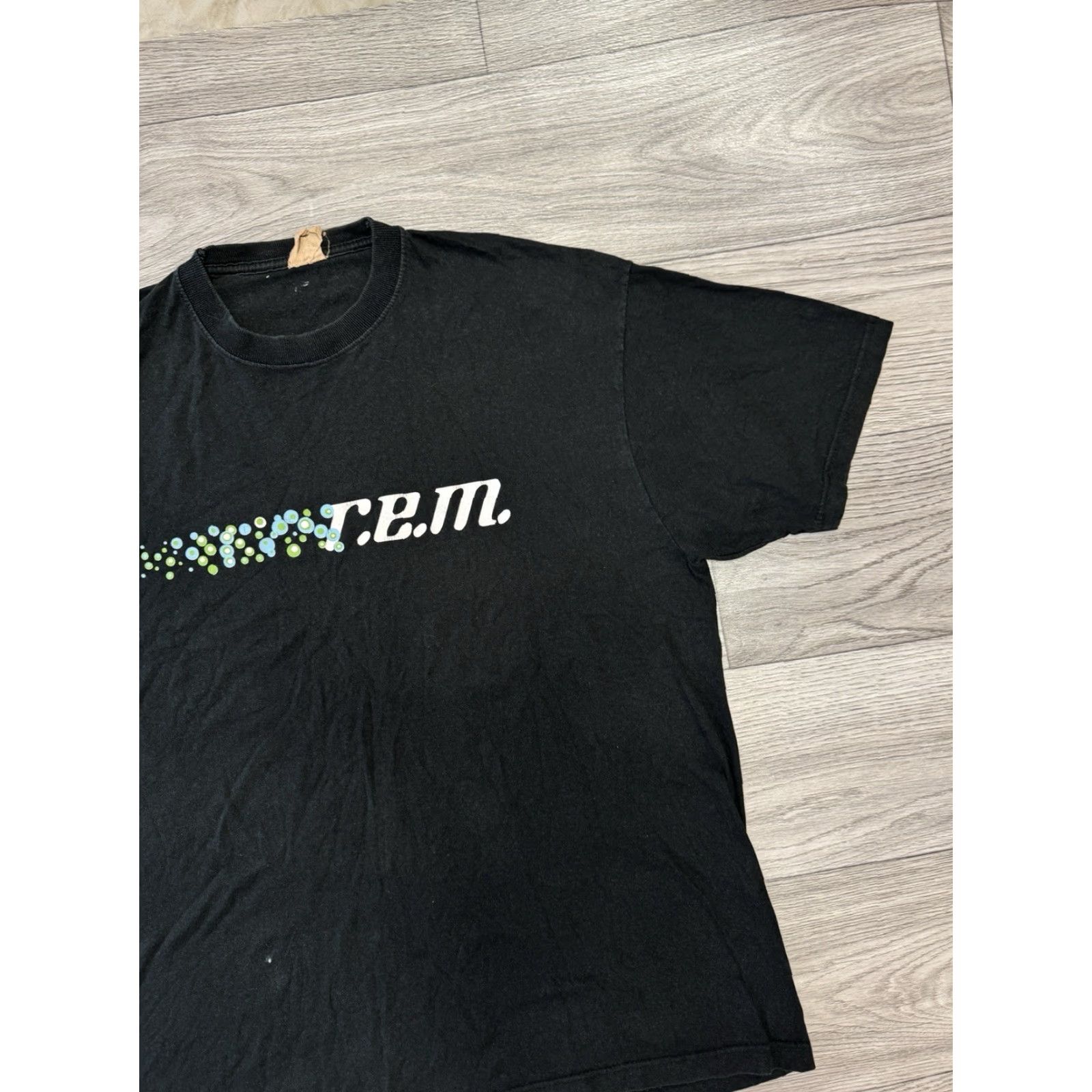 Vintage VINTAGE R.E.M. 2005 European Tour T-Shirt XL Black Band Concert Tee Shirt Unbranded Unisex Adults Short Sleeve Mens Womens Size US XL / EU 56 / 4 - 6 Thumbnail