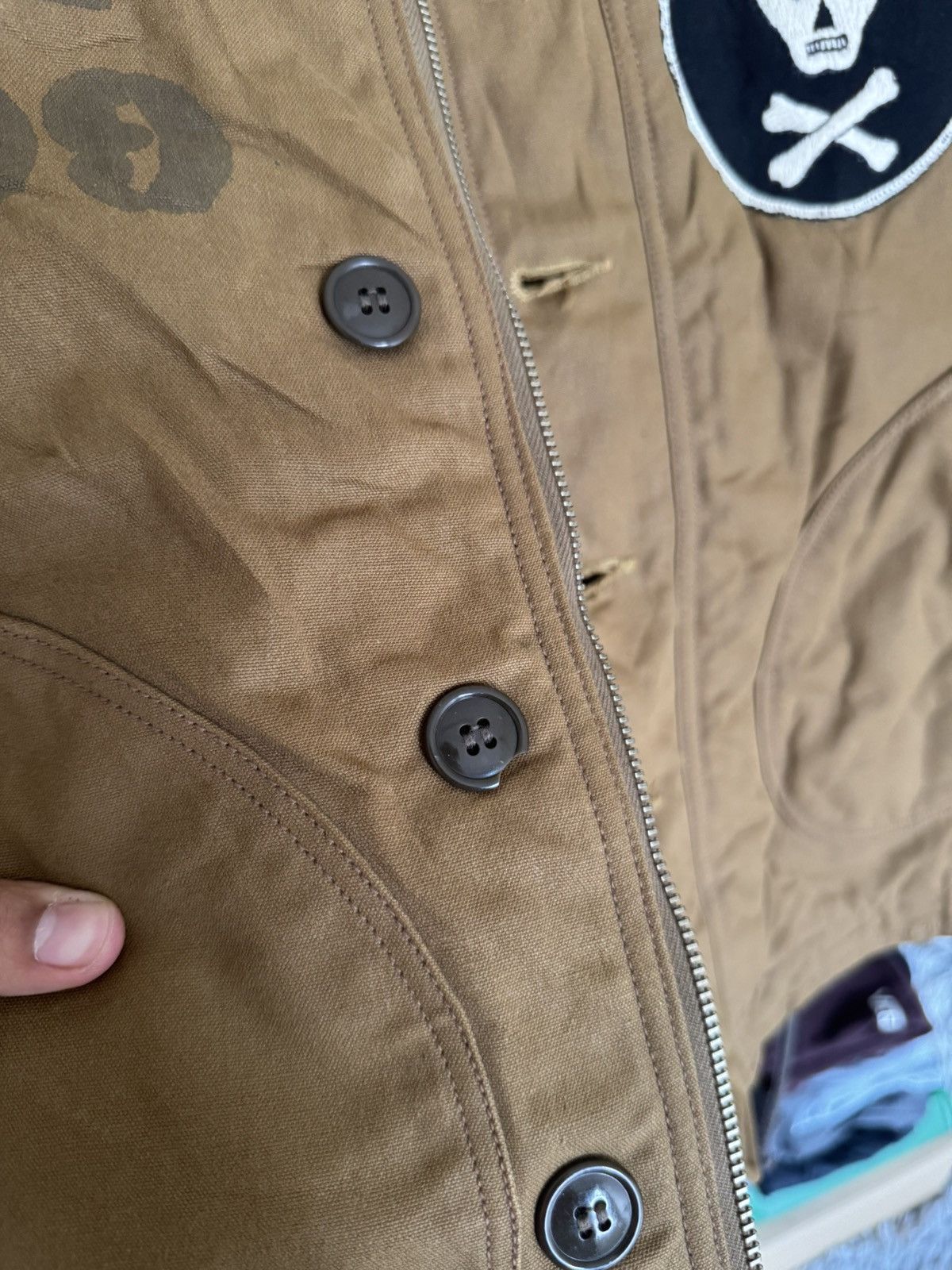 Other VERY RARE FREEWHEELERS DECK JACKET VINTAGE 1940s USN BUCANER Size US S / EU 44-46 / 1 - 12 Thumbnail