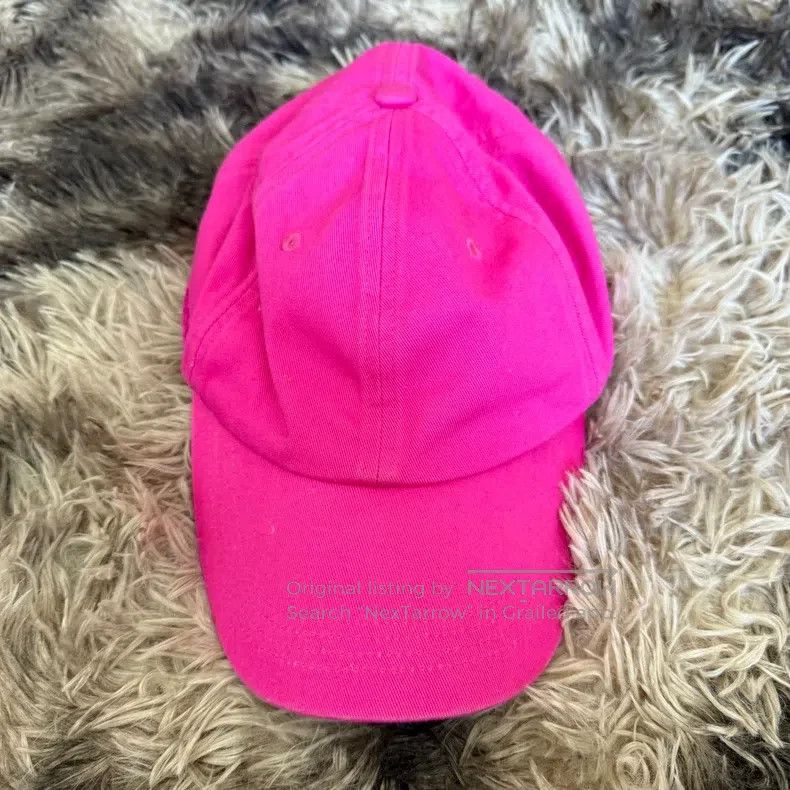 Acne Studios Acne Studios Embroidered snapback cap, pink Size ONE SIZE - 1 Thumbnail