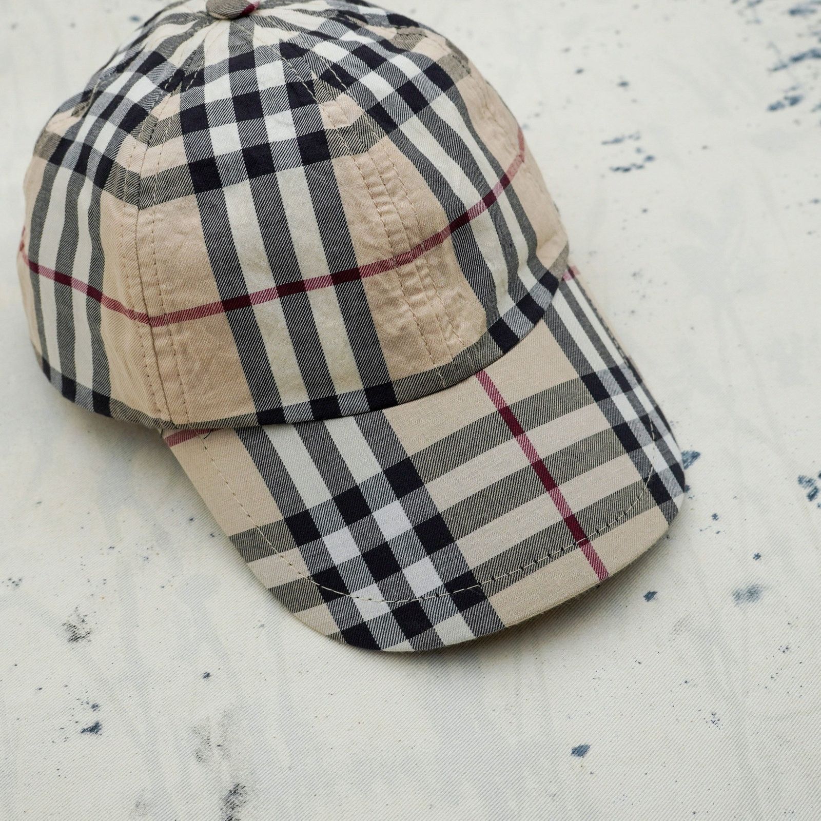 Burberry Vintage burberry london nova check beige baseball cap hat Size ONE SIZE - 3 Thumbnail