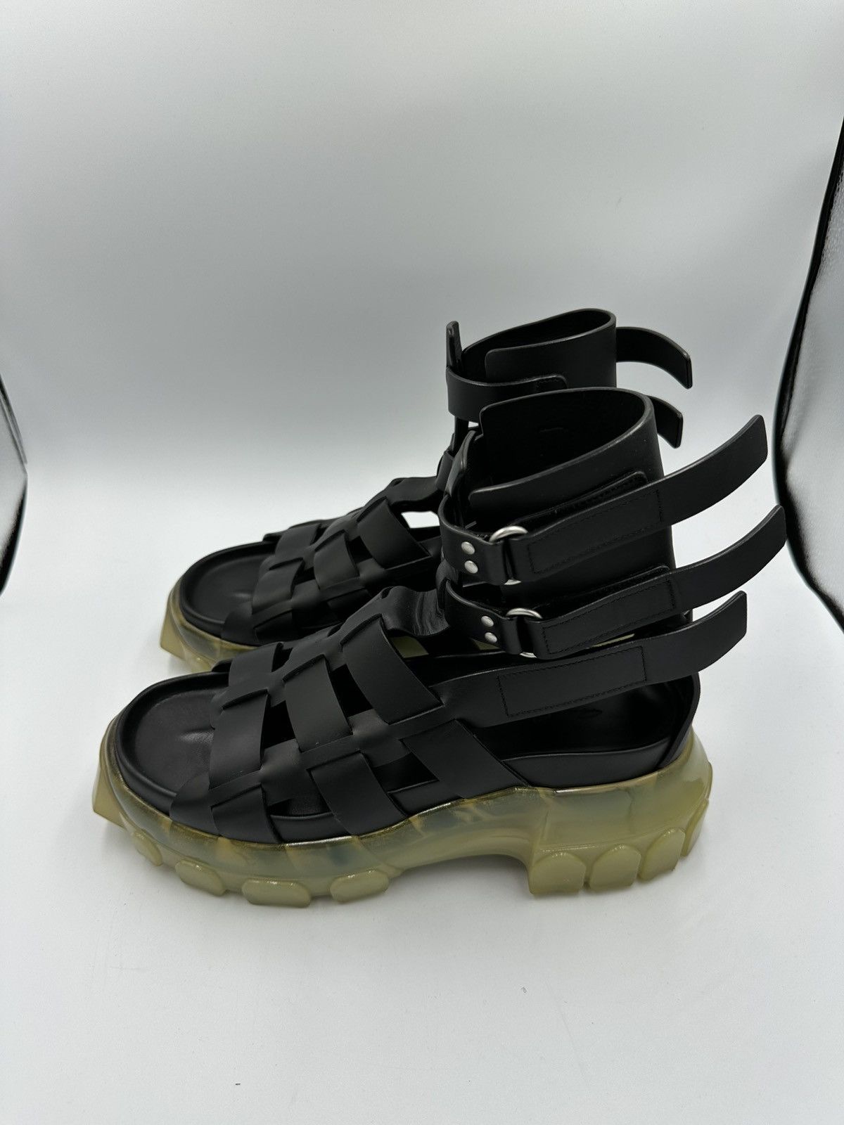 Rick Owens Drkshdw Rick Owens DRKSHDW “Gladiator” Sandals Size US 7 / EU 40 - 3 Thumbnail
