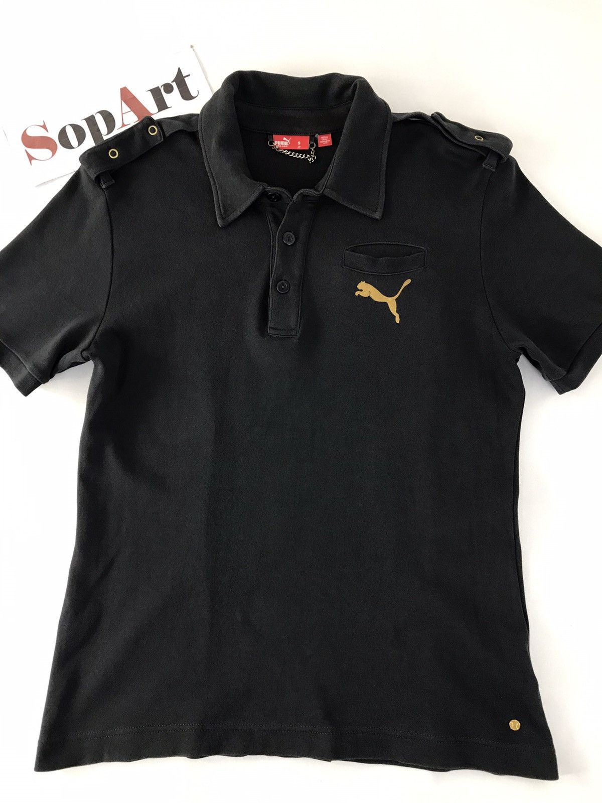 Japanese Brand × Puma Vintage Puma Singgle Pocket Polo Shirt Size US S / EU 44-46 / 1 - 3 Thumbnail