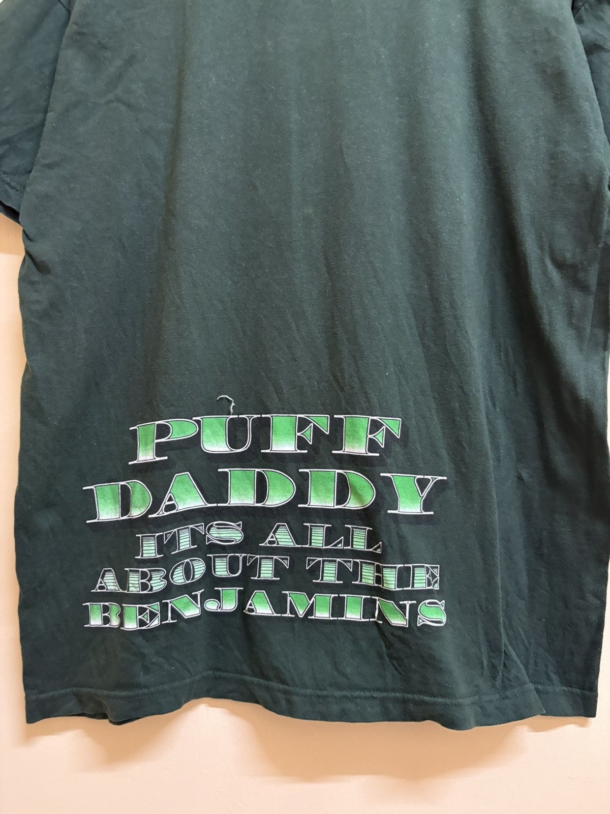 Rap Tees Vintage 90s Puff Daddy P Diddy Dollar Band Rap T-Shirt Size US L / EU 52-54 / 3 - 4 Thumbnail