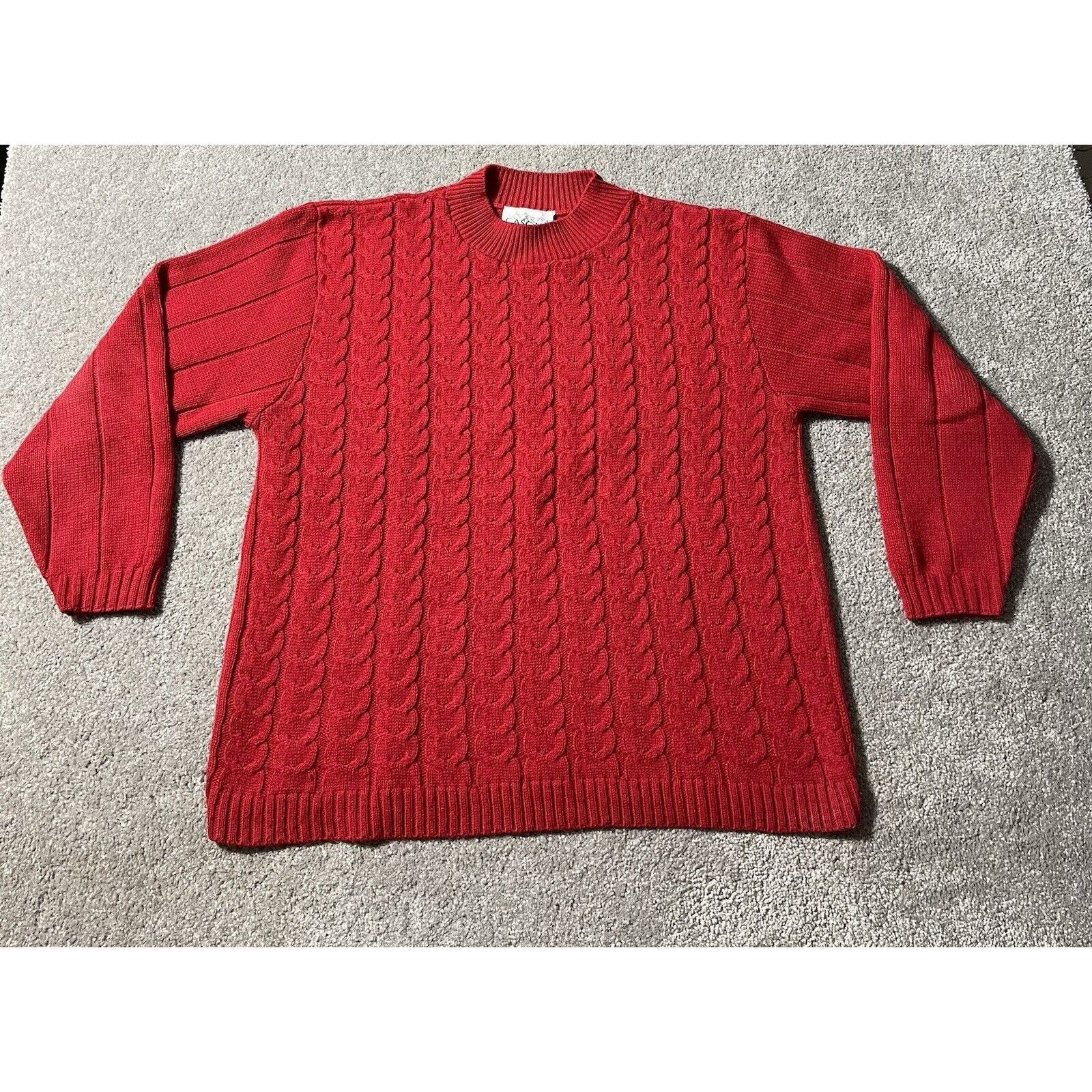 Other Vintage Cable Knit Sweater Women L Christmas Holiday Classic Size L / US 10 / IT 46 - 1 Thumbnail