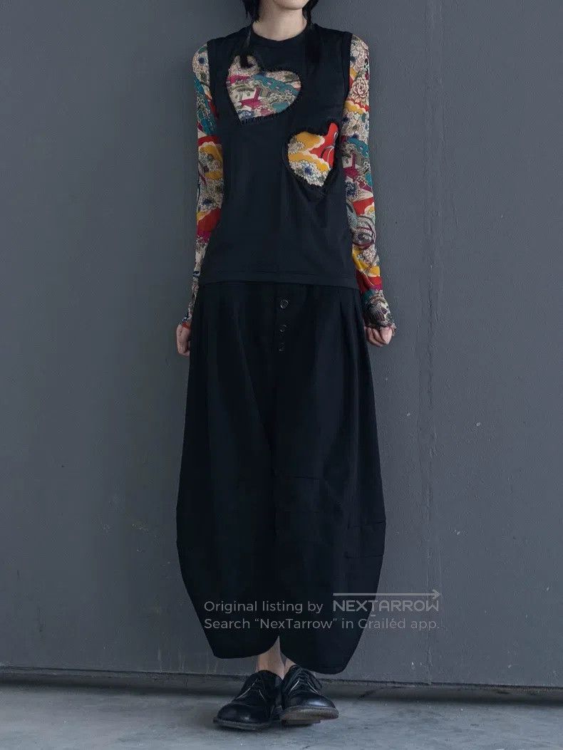 Comme des Garcons Comme Des Garcons Main line black heart cut-out vest Size S / US 4 / IT 40 - 2 Thumbnail