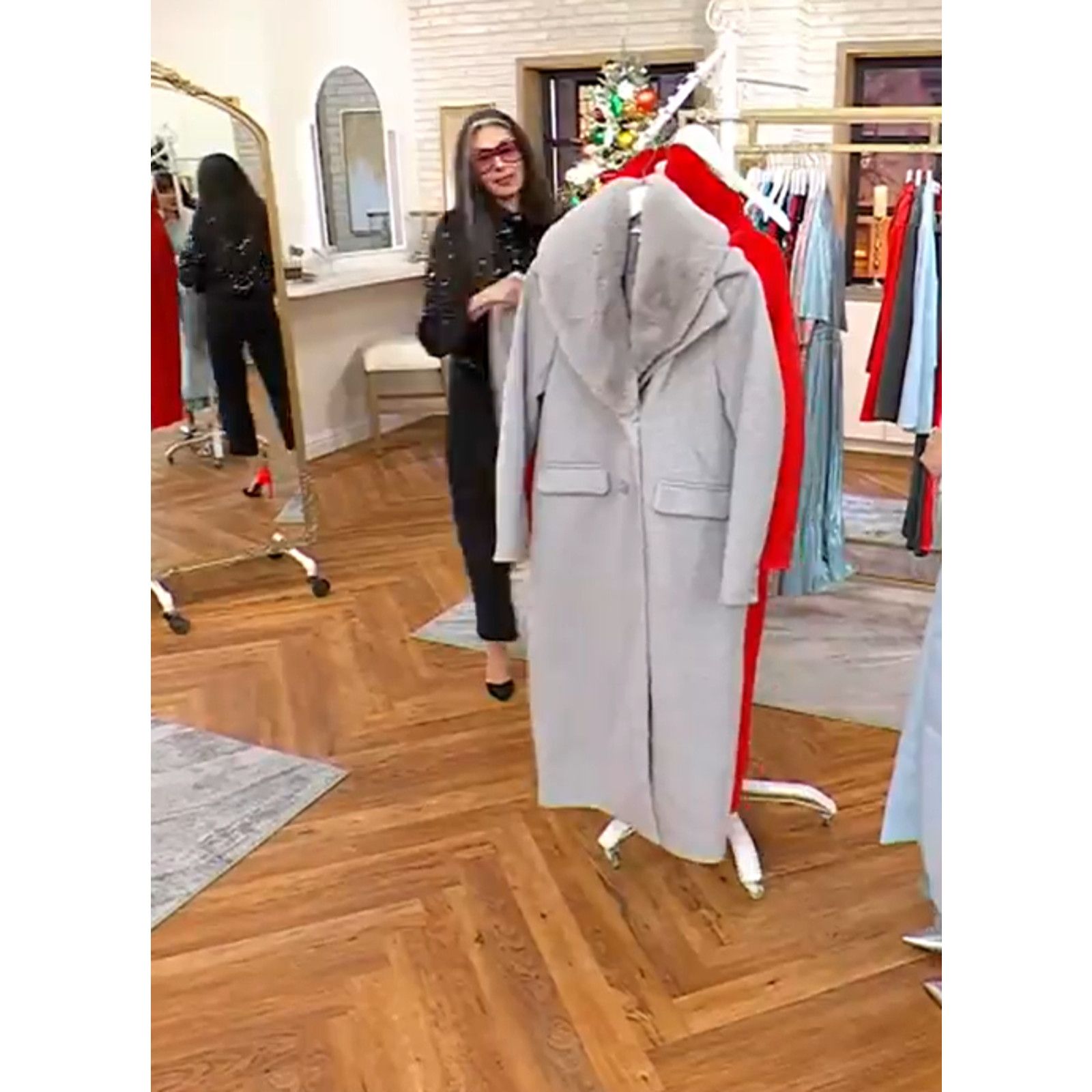 & Other Stories by Stacy London Faux Fur Collar Lt Heather Grey 2X A671318 Size XXL / US 16-18 / IT 52-54 - 1 Preview