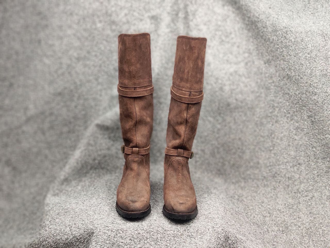 Sendra Sendra Riding Casual High boots womens Brown Suede Leather Size US 6 / IT 36 - 10 Thumbnail