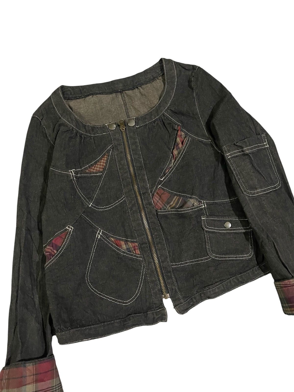 Hysteric Glamour Y2K Japanese Brand Multipocket Denim Jacket Size M / US 6-8 / IT 42-44 - 5 Thumbnail