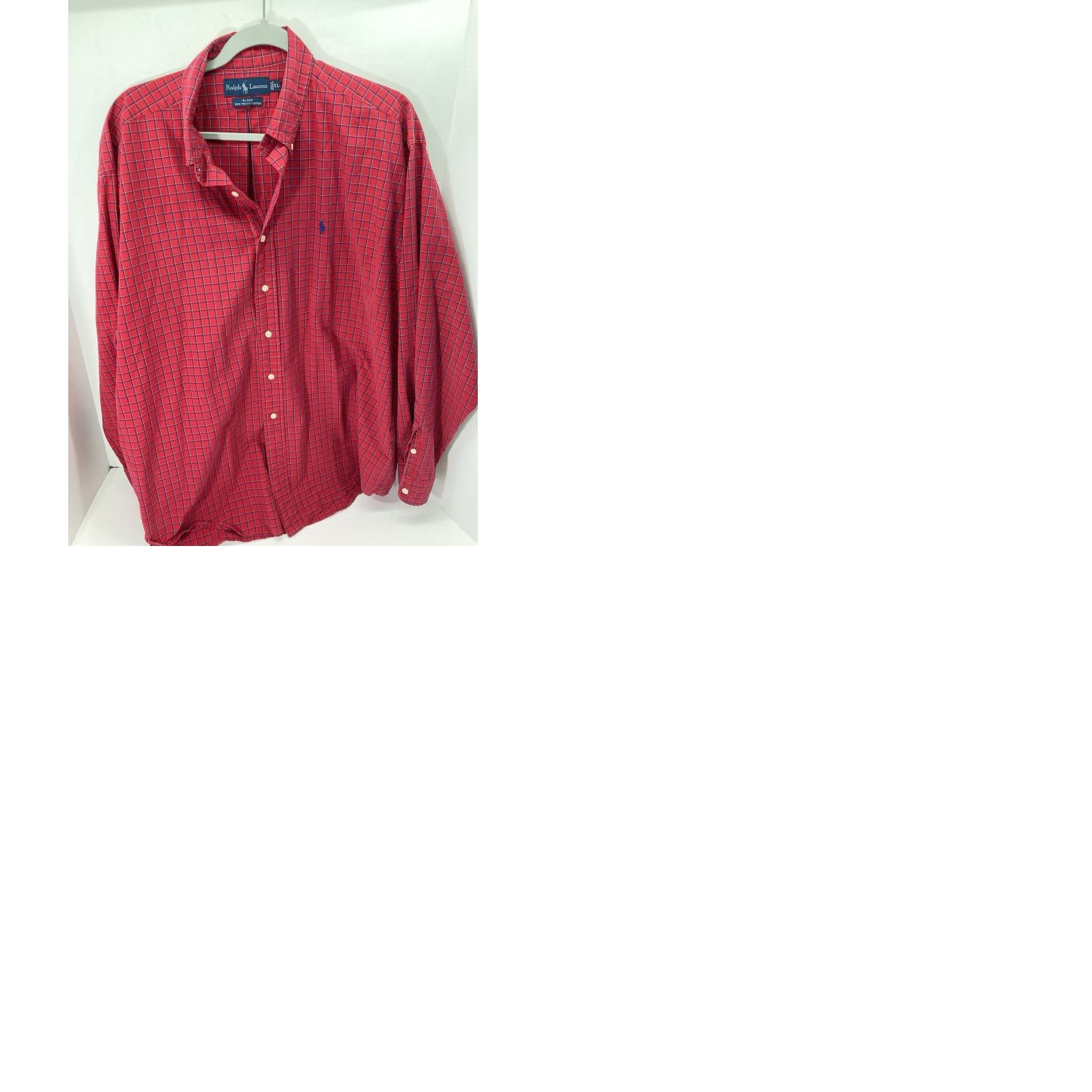 Ralph Lauren VINTAGE Ralph Lauren Blake Shirt Men XL Red Check Button Long Sleeve Cotton VTG Mens XL Red Check Shirt Size US XL / EU 56 / 4 - 9 Thumbnail