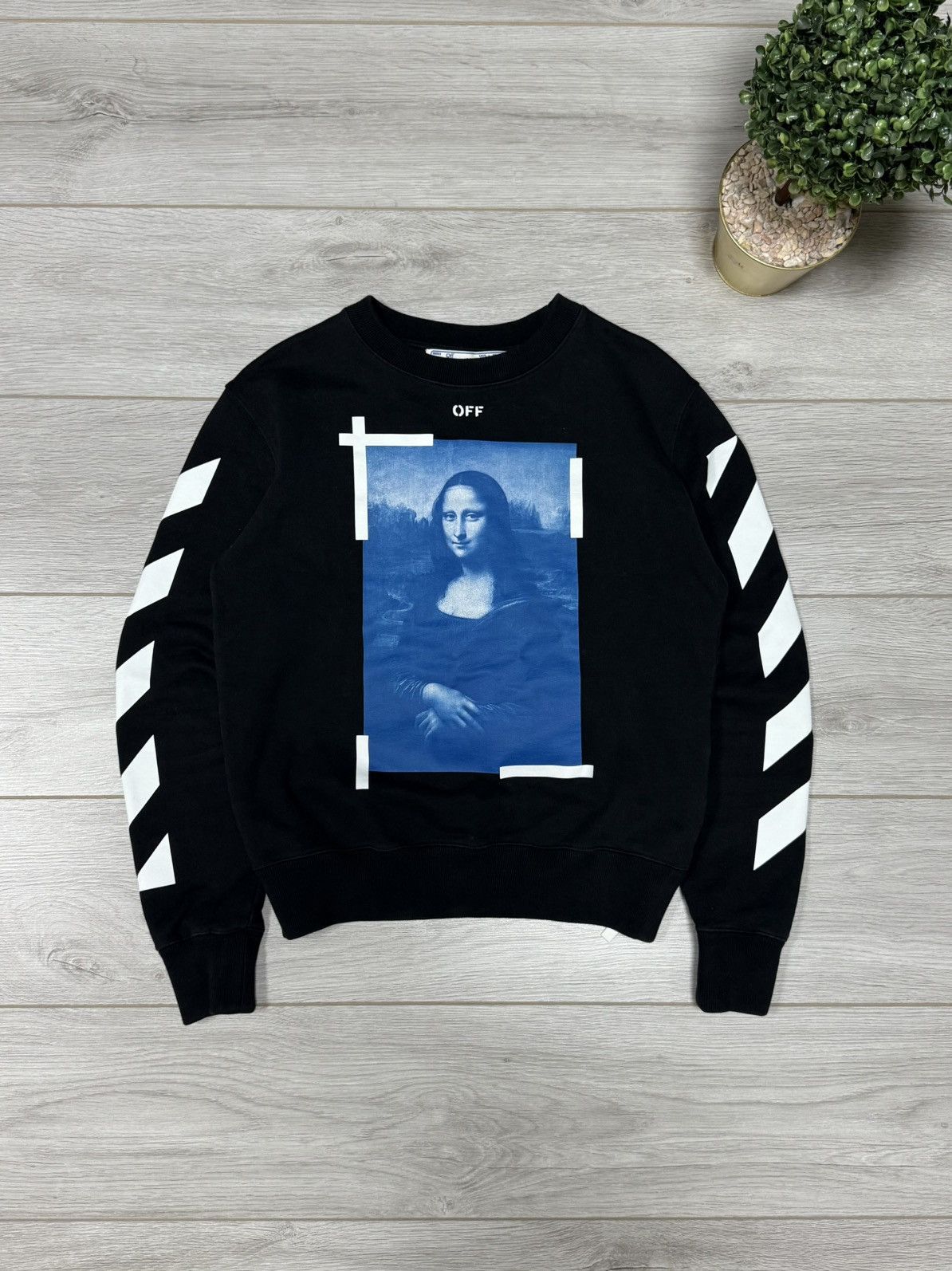 Off-White Off-White Mona Lisa tapes arrows sweatshirt Size US XS / EU 42 / 0 - 1 Thumbnail